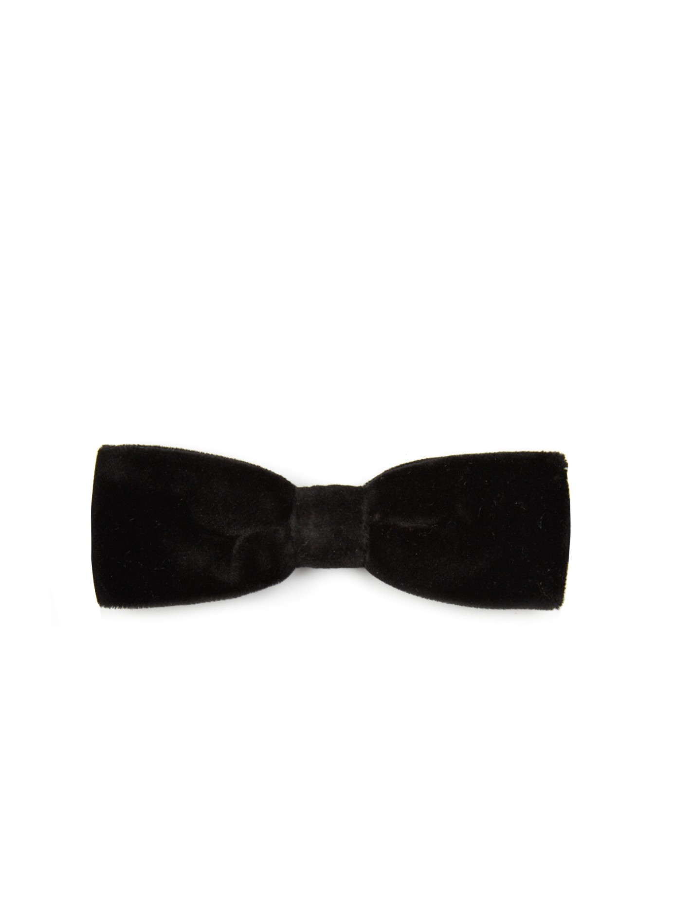 Dolce & Gabbana Velvet Slim Bow Tie in Black for Men - Lyst