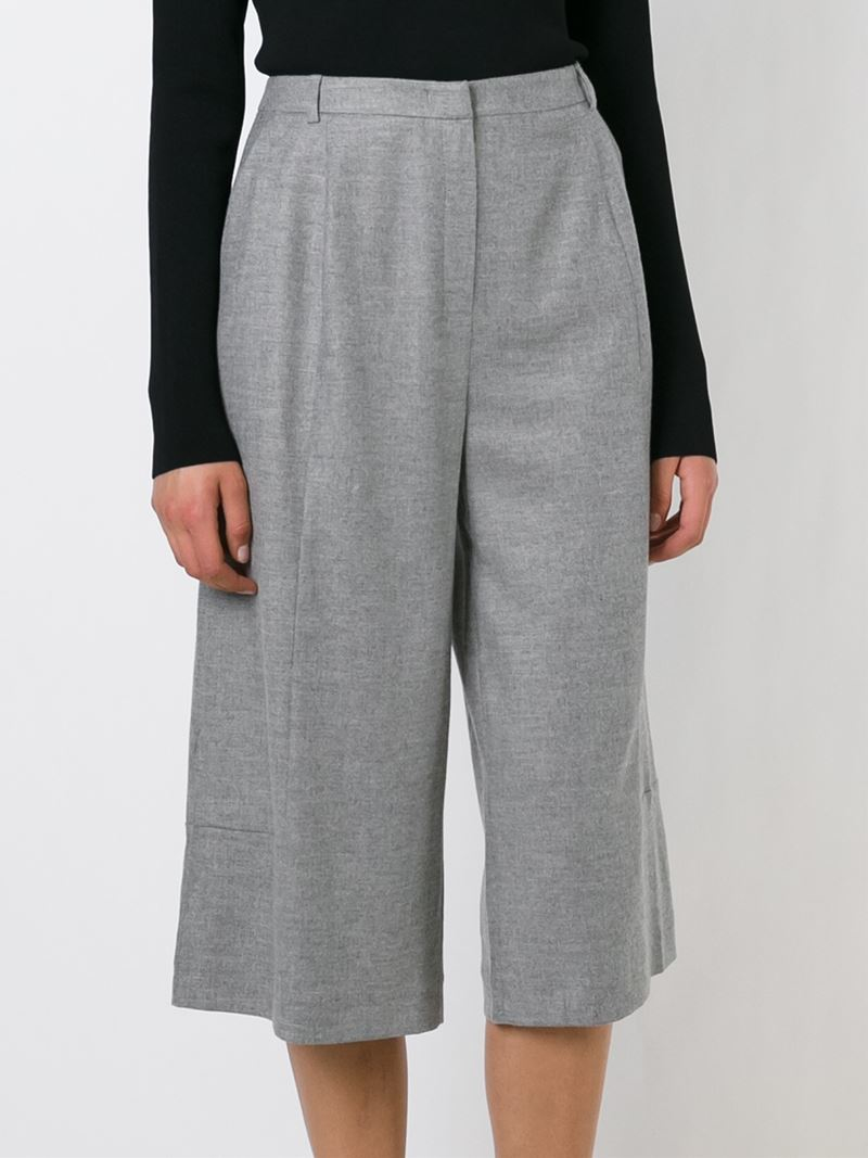 Carin Wester Wool 'epide' Culottes in Grey (Gray) - Lyst