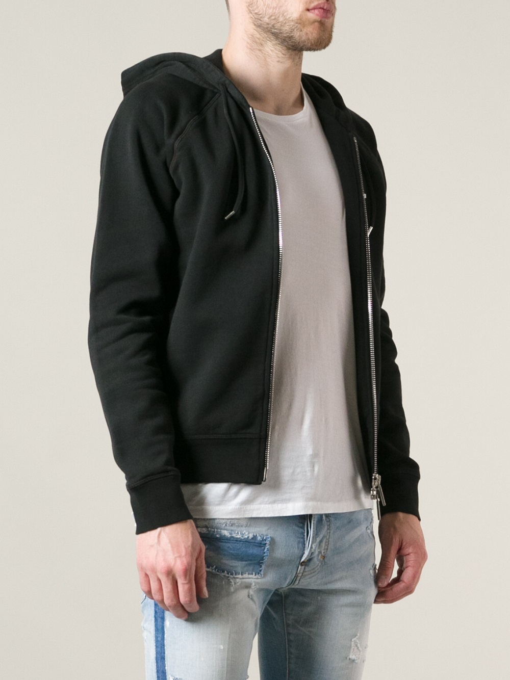 dsquared zip hoodie