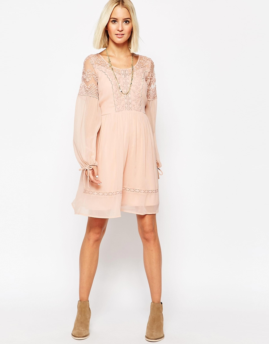 vero moda pink dress