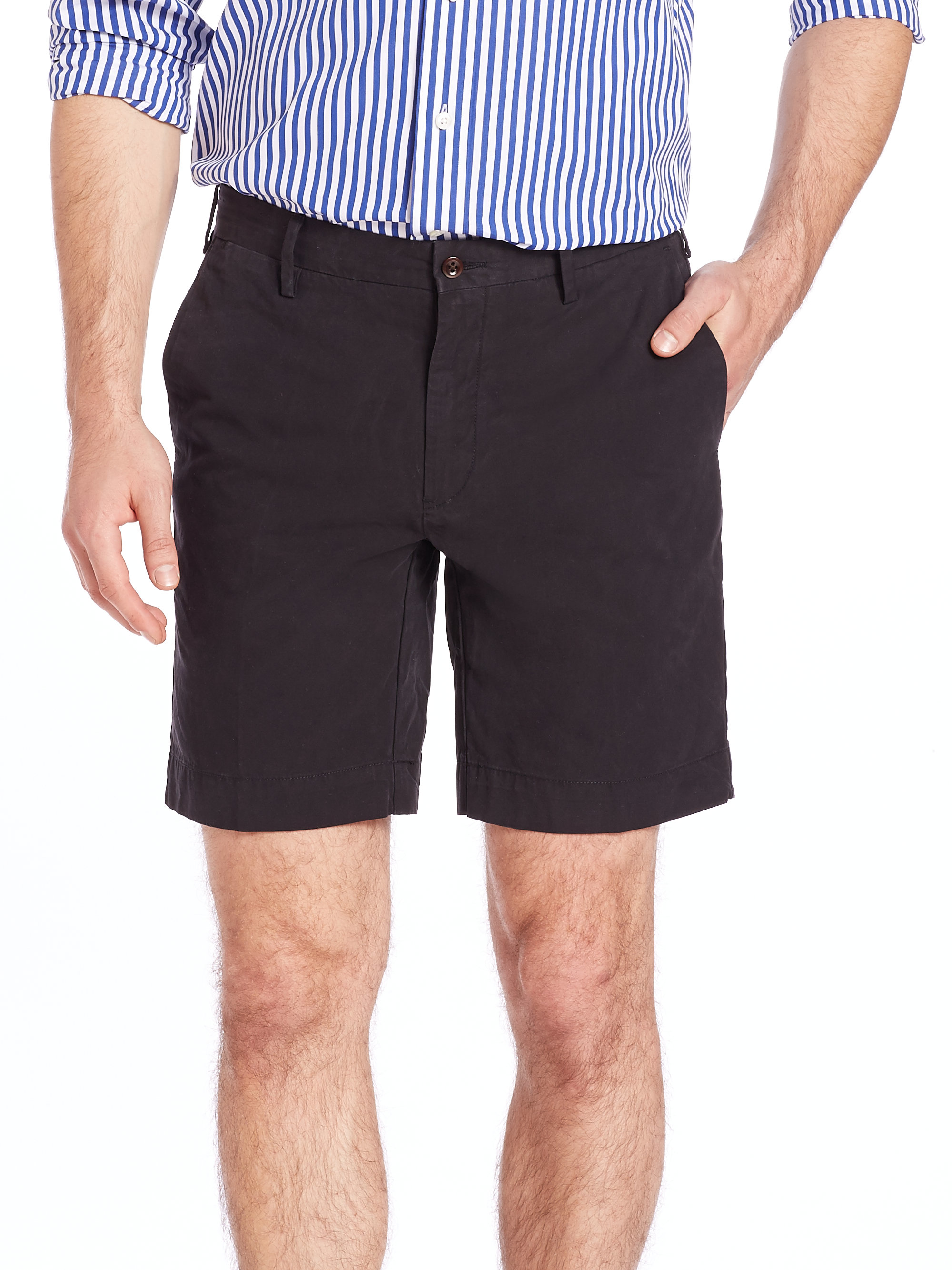 Polo Ralph Lauren Newport Shorts in Black for Men - Lyst