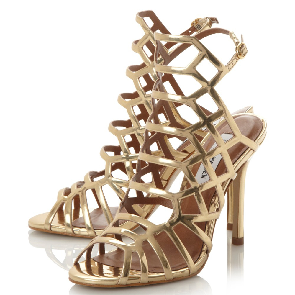 steve madden gold stilettos
