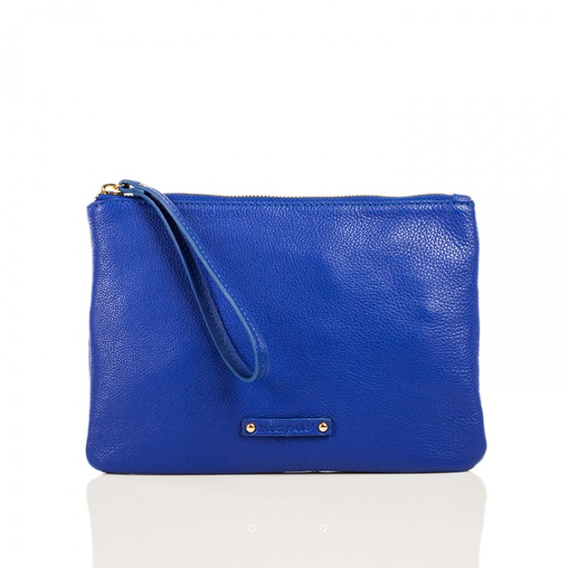 Linea pelle Extra Large Cosmetic Bag in Blue (Cobalt) Lyst
