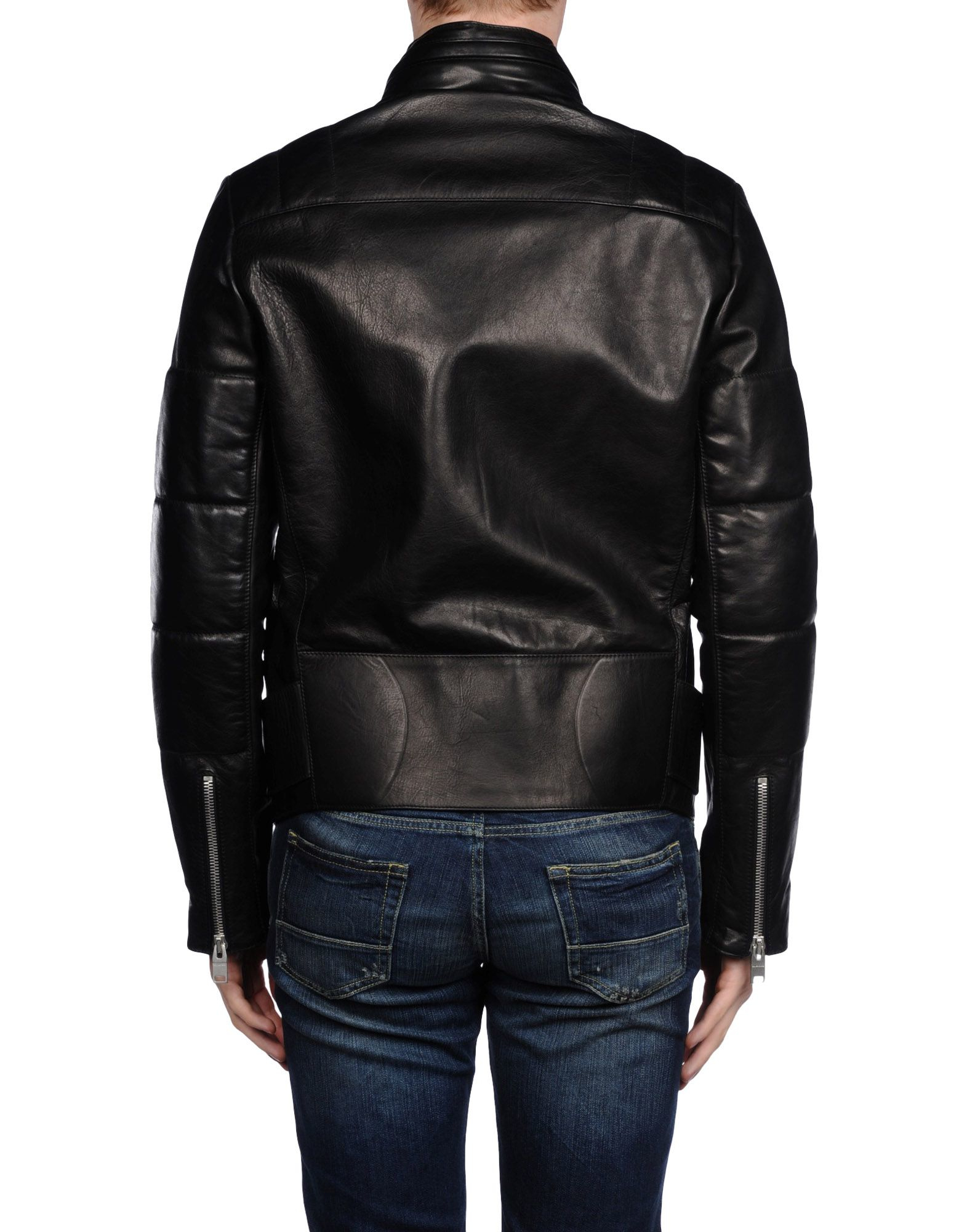 balenciaga leather jacket