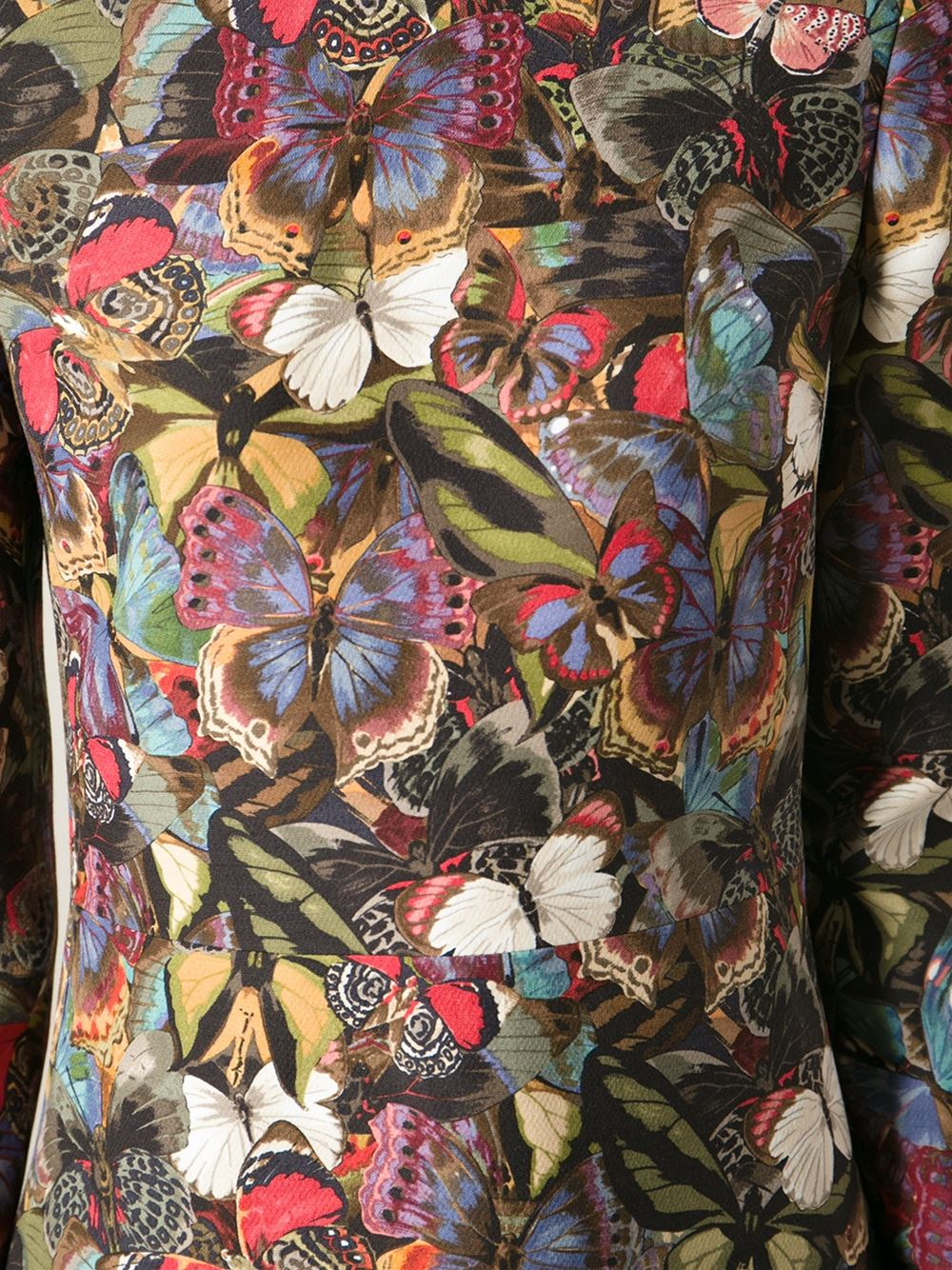 Valentino Butterfly Print Dress - Lyst