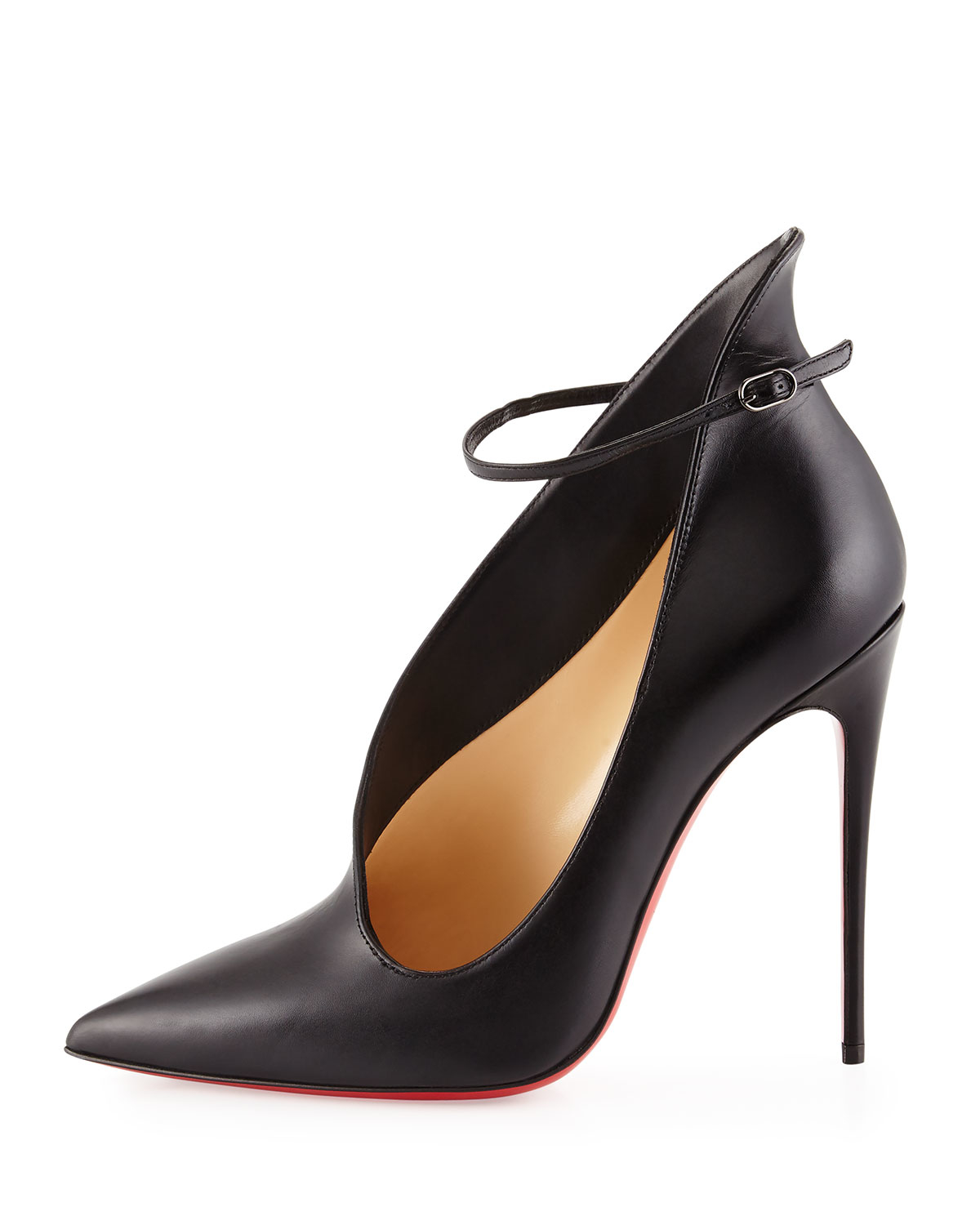 Christian louboutin Vampydoly Asymmetric Pumps in Black | Lyst