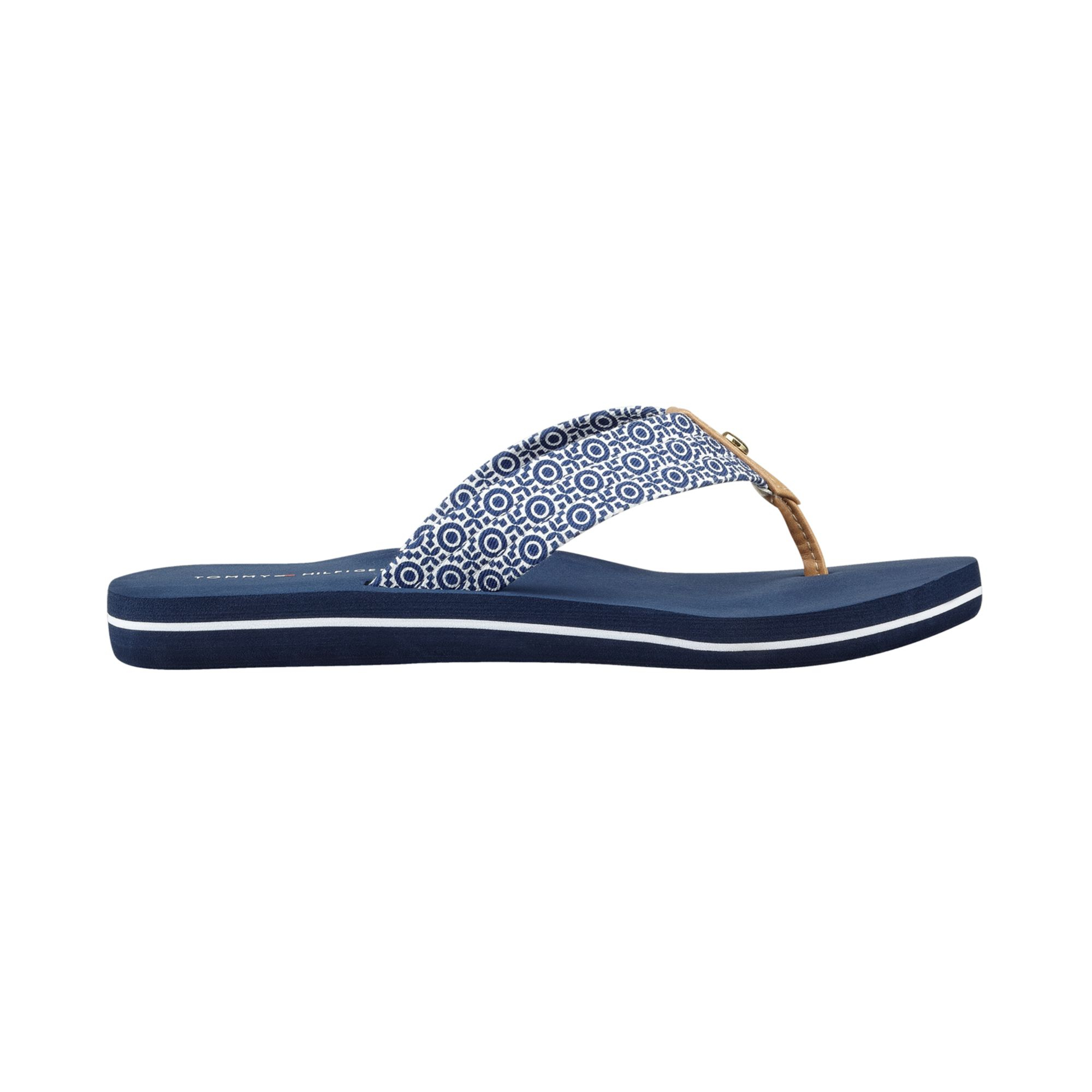 Tommy Hilfiger Womens Corrale Flip Flops in Blue - Lyst