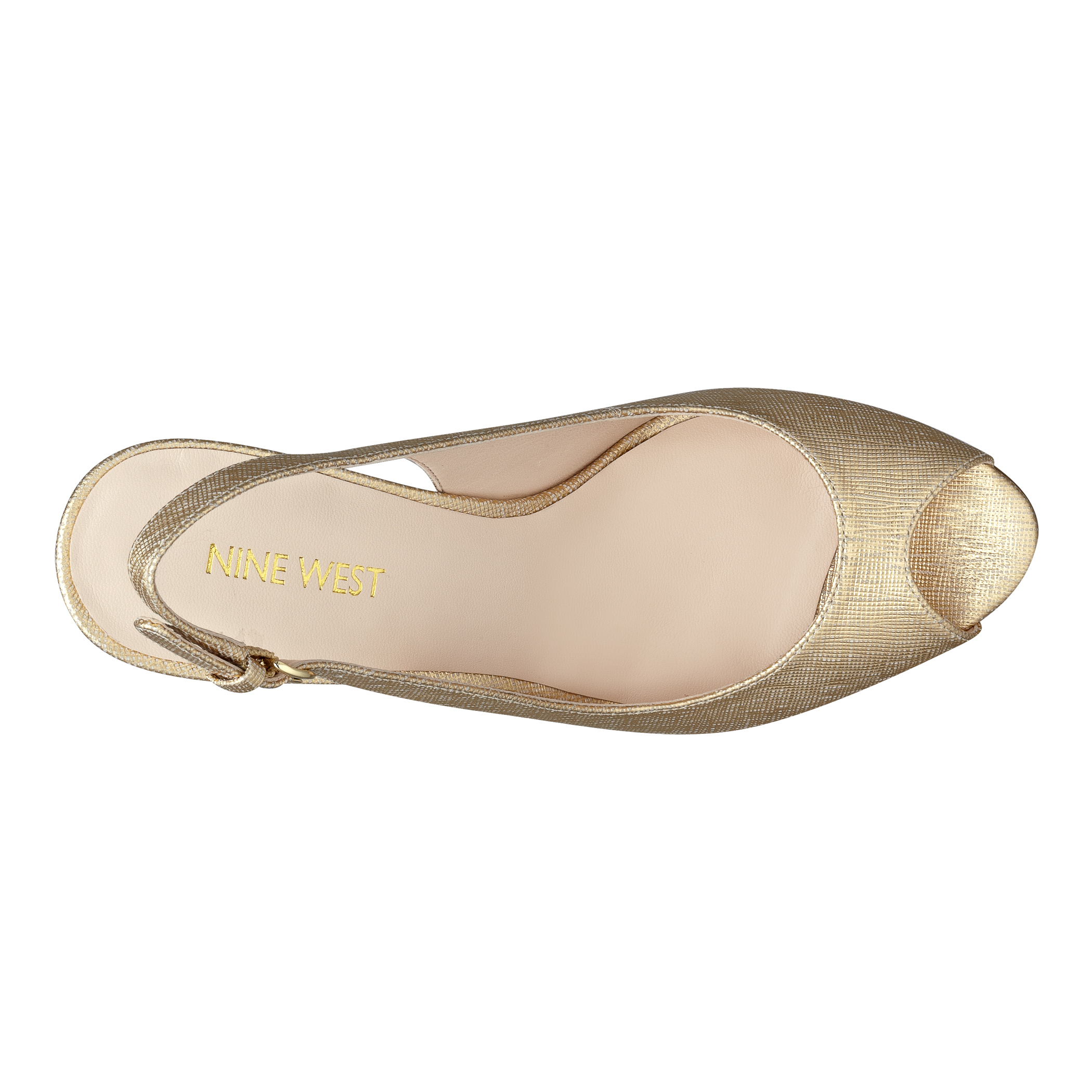 nine west peep toe slingback pumps