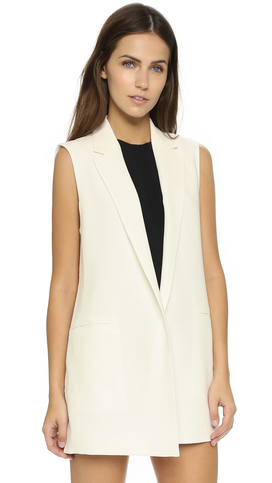 Club Monaco Rina Vest - White | Lyst