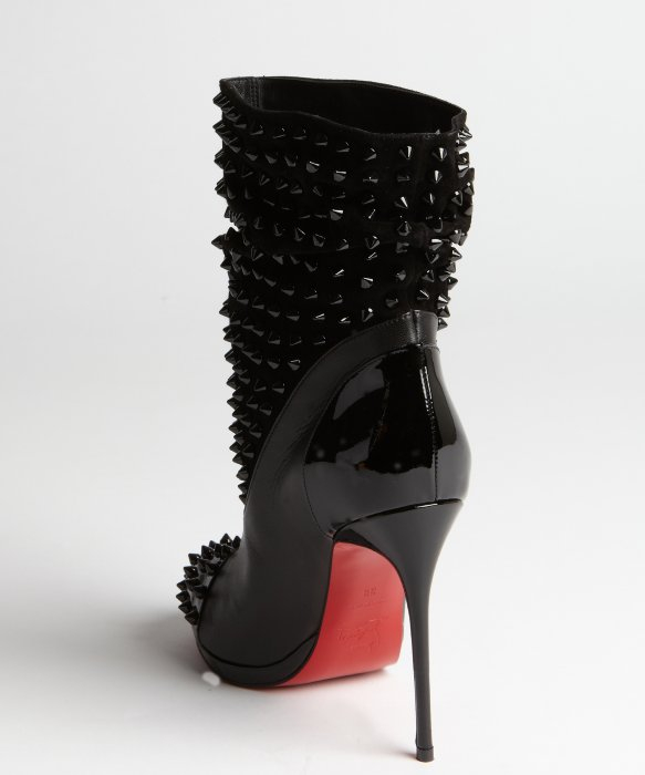 christian louboutin pumps Black suede gathered detail | cosmetics ...