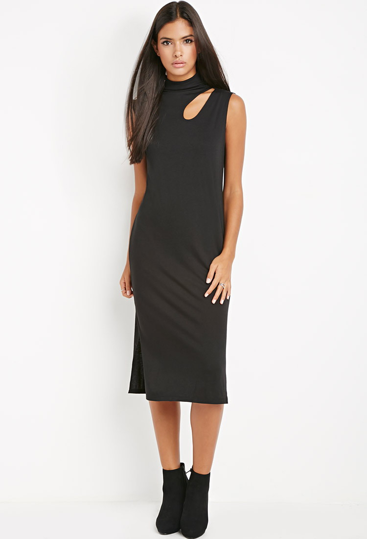 long sleeve midi dress forever 21