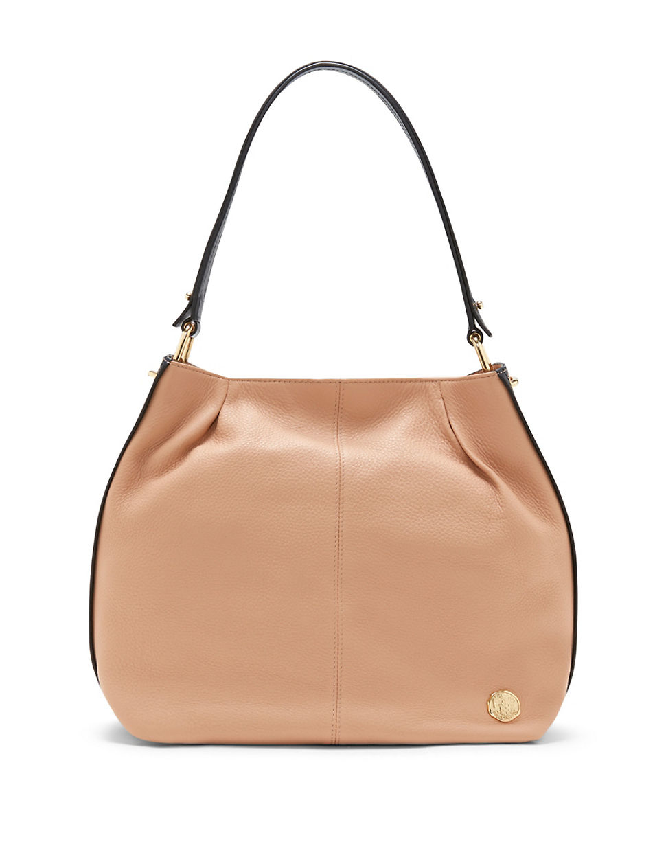 Vince Camuto Pia Leather Hobo Bag in Natural Lyst