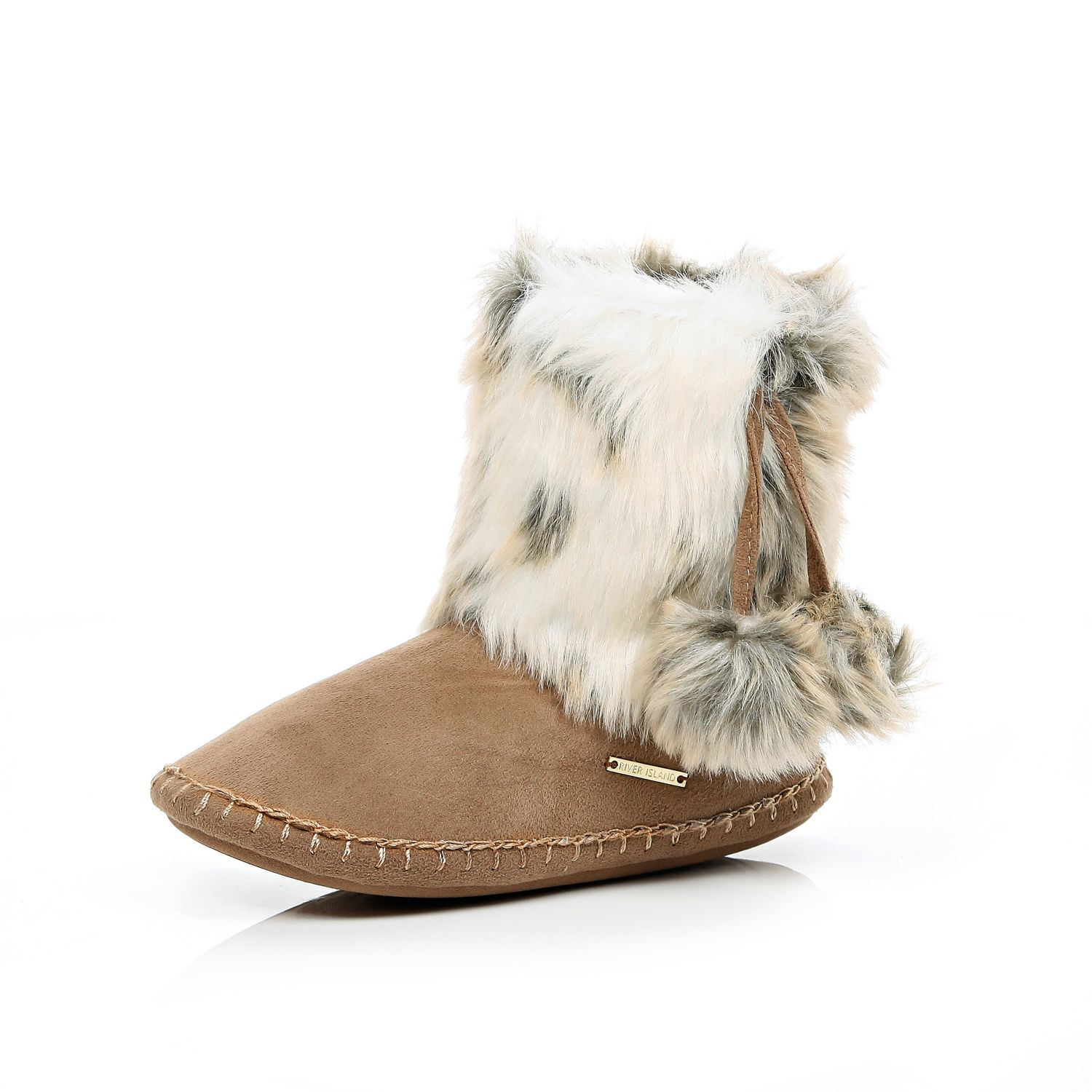 brown slipper boots