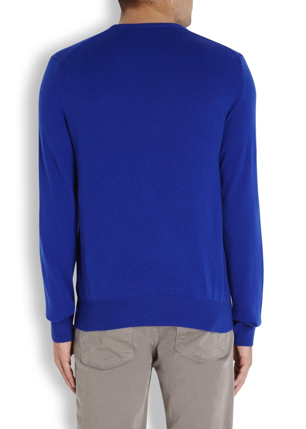 Polo Ralph Lauren Royal Blue Wool Jumper for Men - Lyst