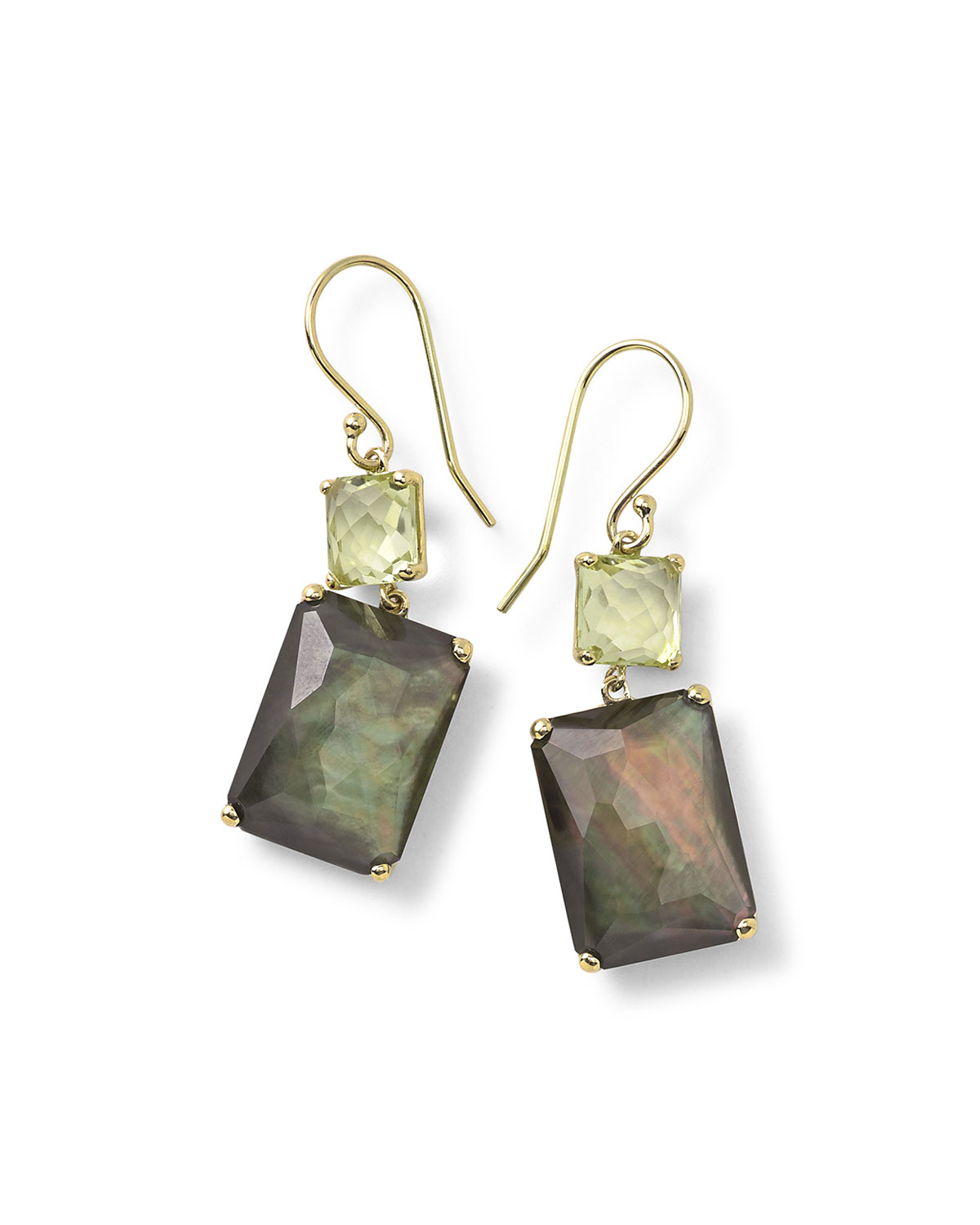 Lyst Ippolita 18k Rock Candy Snowman Earrings In Citrine Metallic Gallery