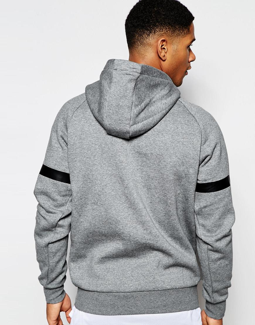 Lyst - Puma Graphic Hoodie in Gray for Men