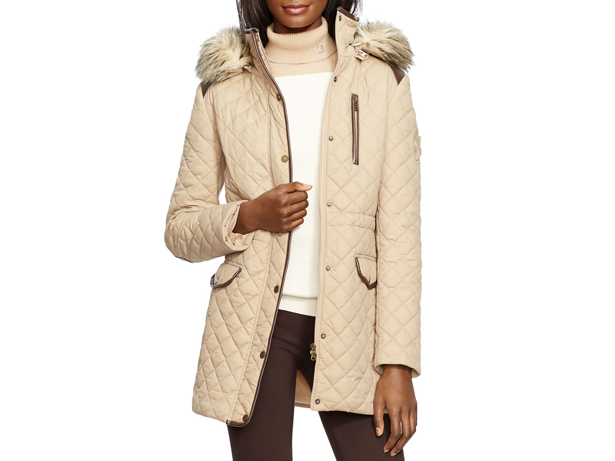 Ralph Lauren Quilted Coat With Faux Shearling Lining Spain, SAVE 51% -  eagleflair.com