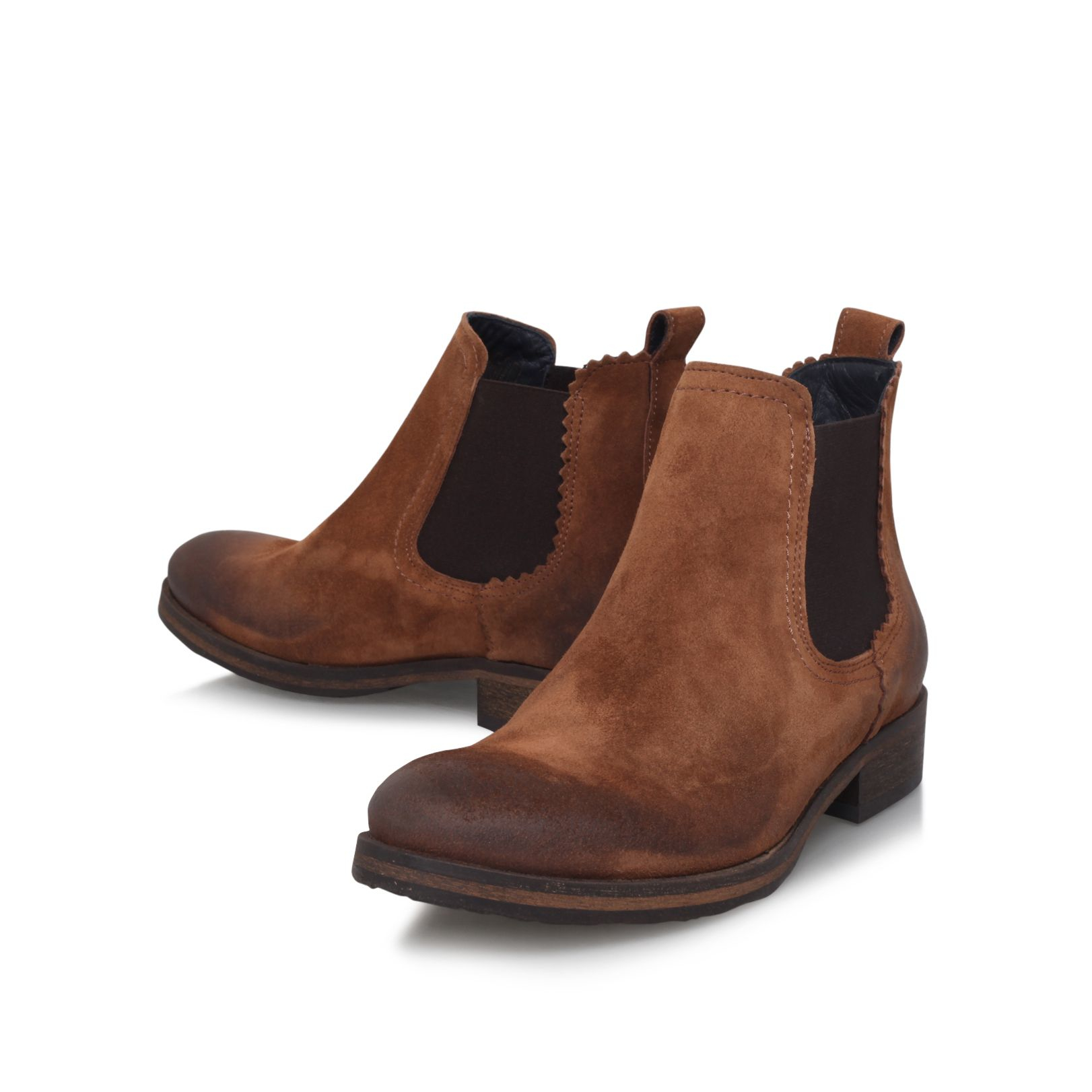 tommy hilfiger beige flat boots