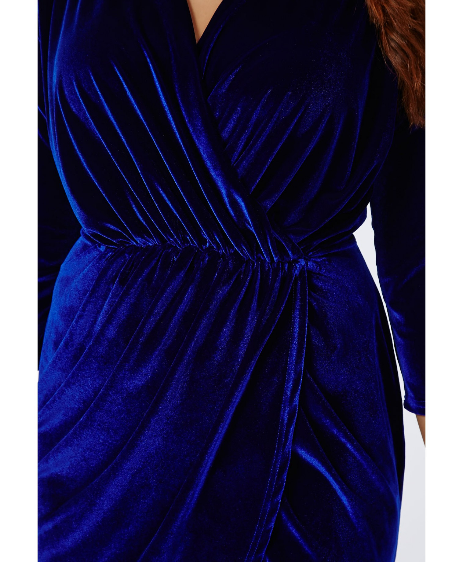cobalt blue plus size dress