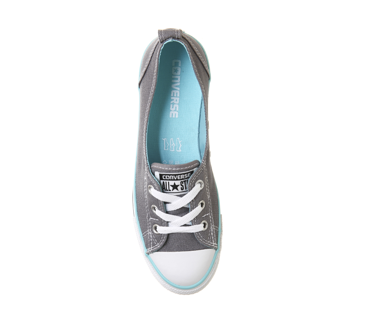 converse ballet lace grey