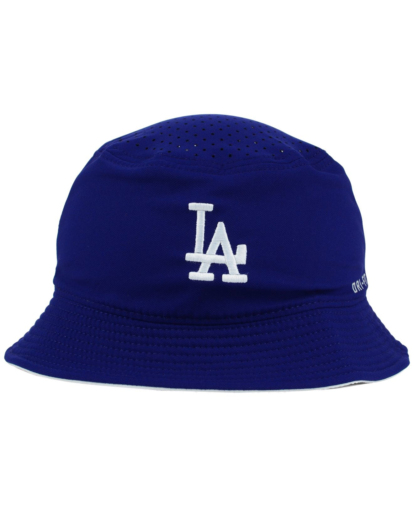 Nike Los Angeles Dodgers Vapor Dri-fit Bucket Hat in Blue for Men