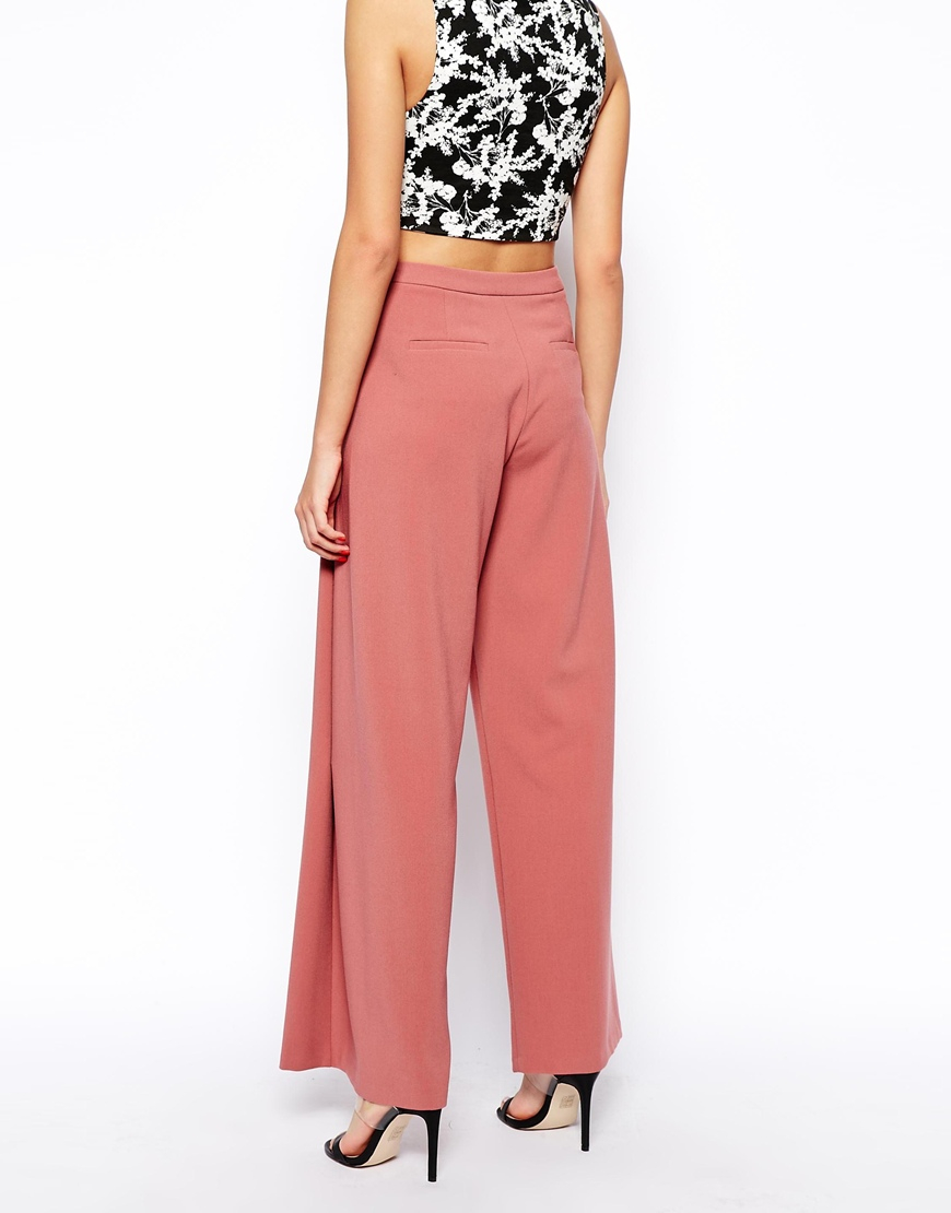 asos wide leg joggers