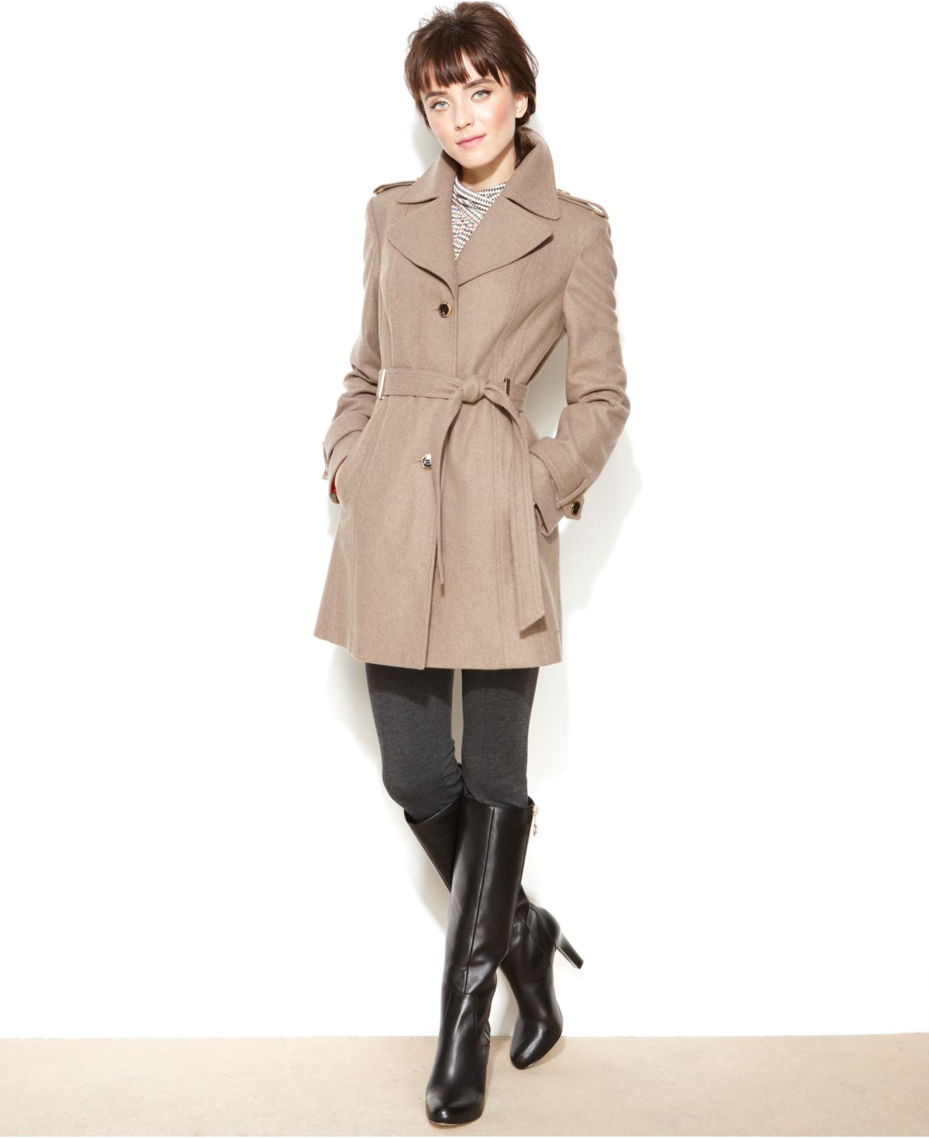 tan walker coat