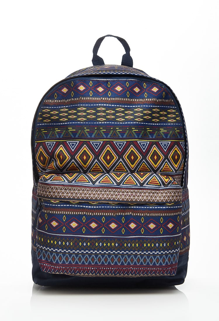 tribal print backpack