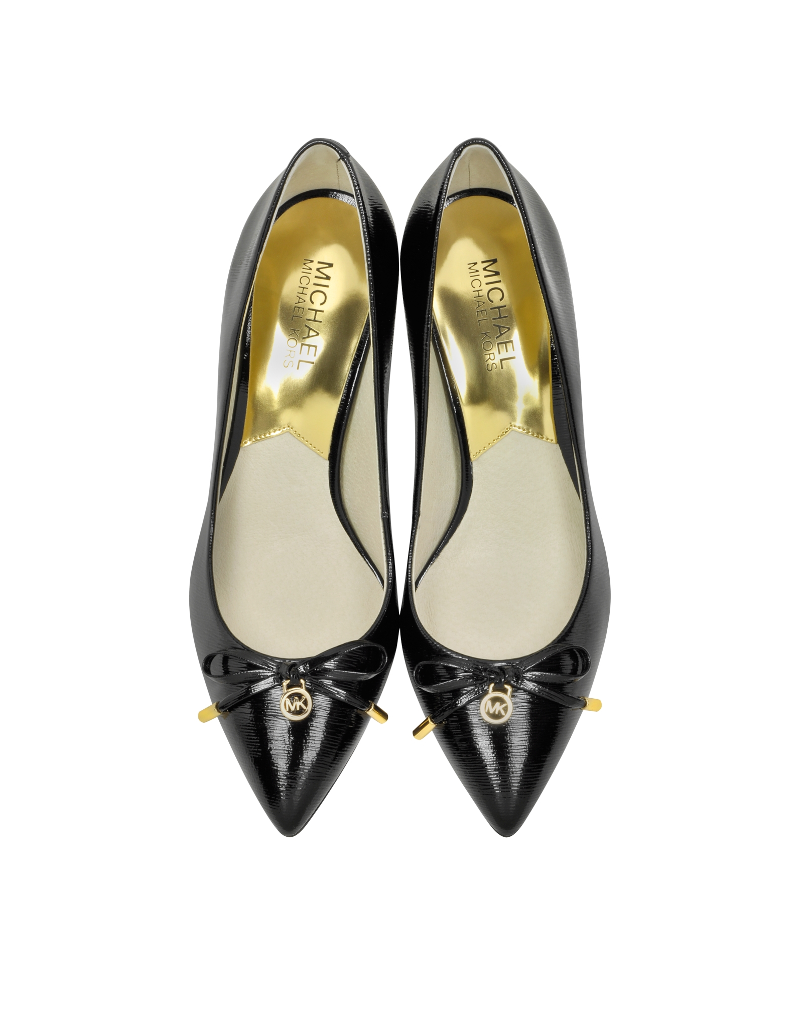 michael kors black patent pumps