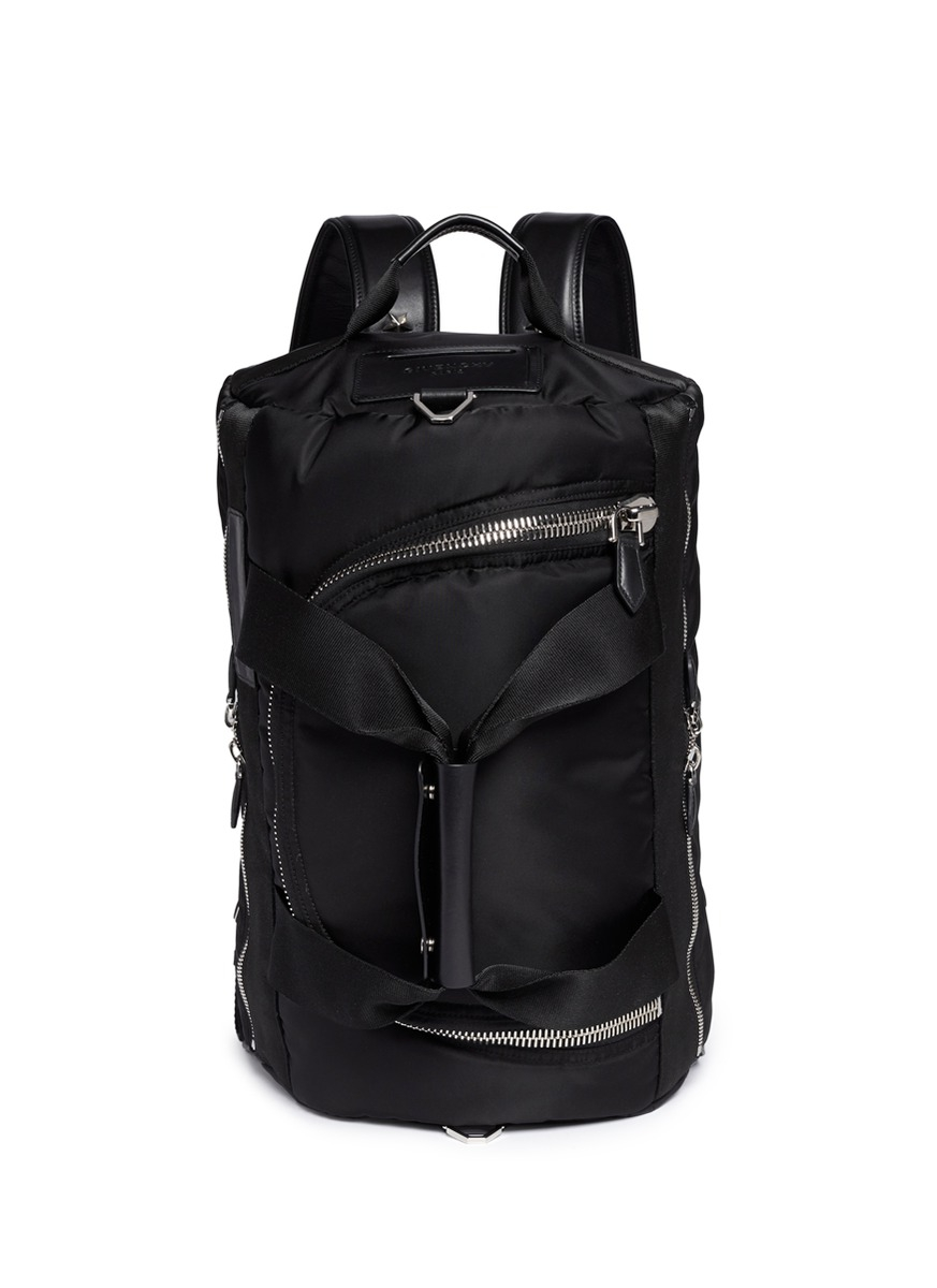 Givenchy Nylon Duffle Backpack in Black 