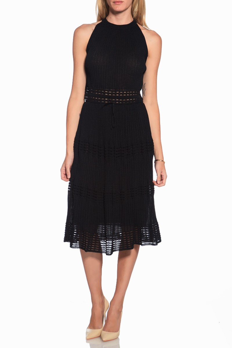 M missoni Midi Dress in Black Lyst