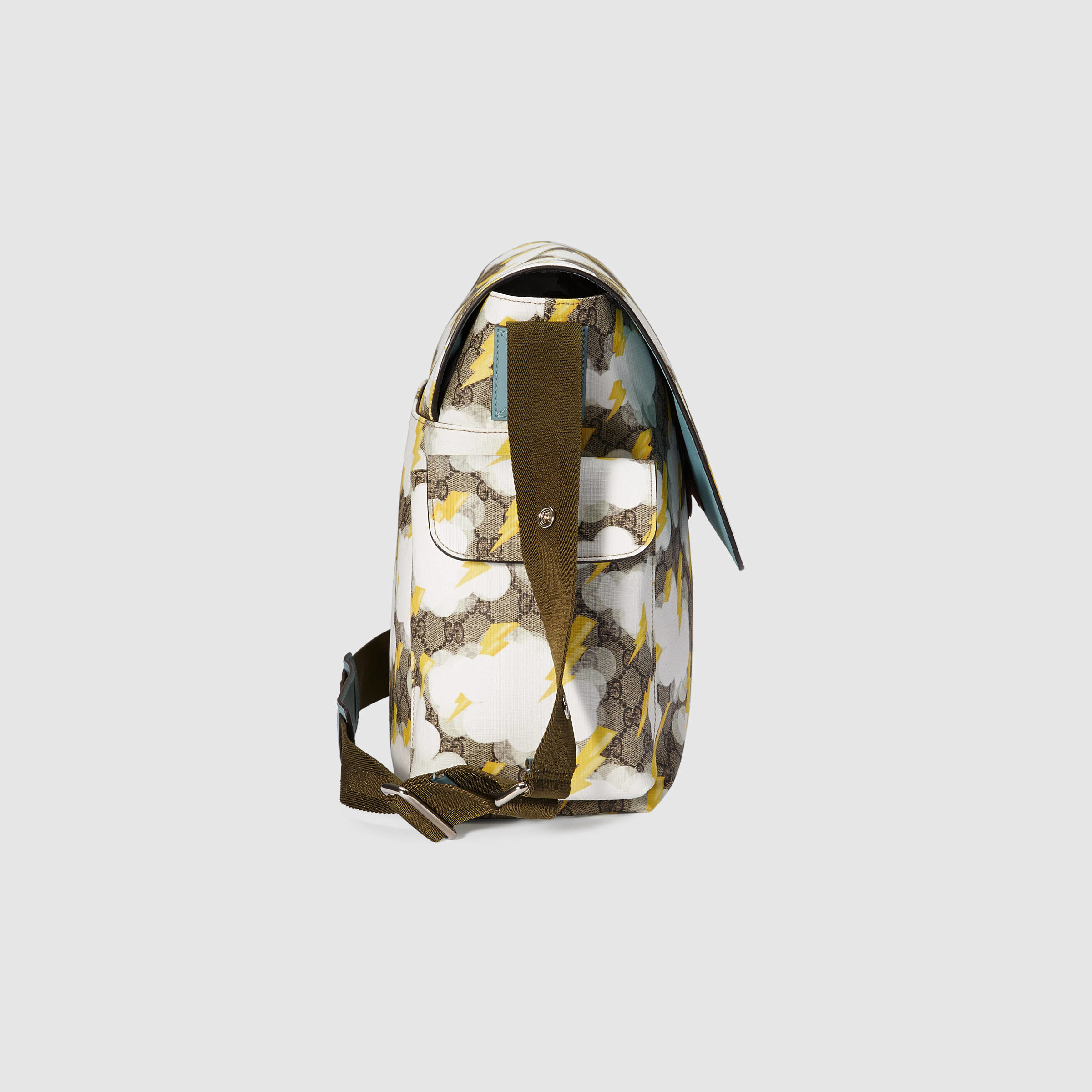 Gucci Gg Lightning Diaper Bag in Brown | Lyst