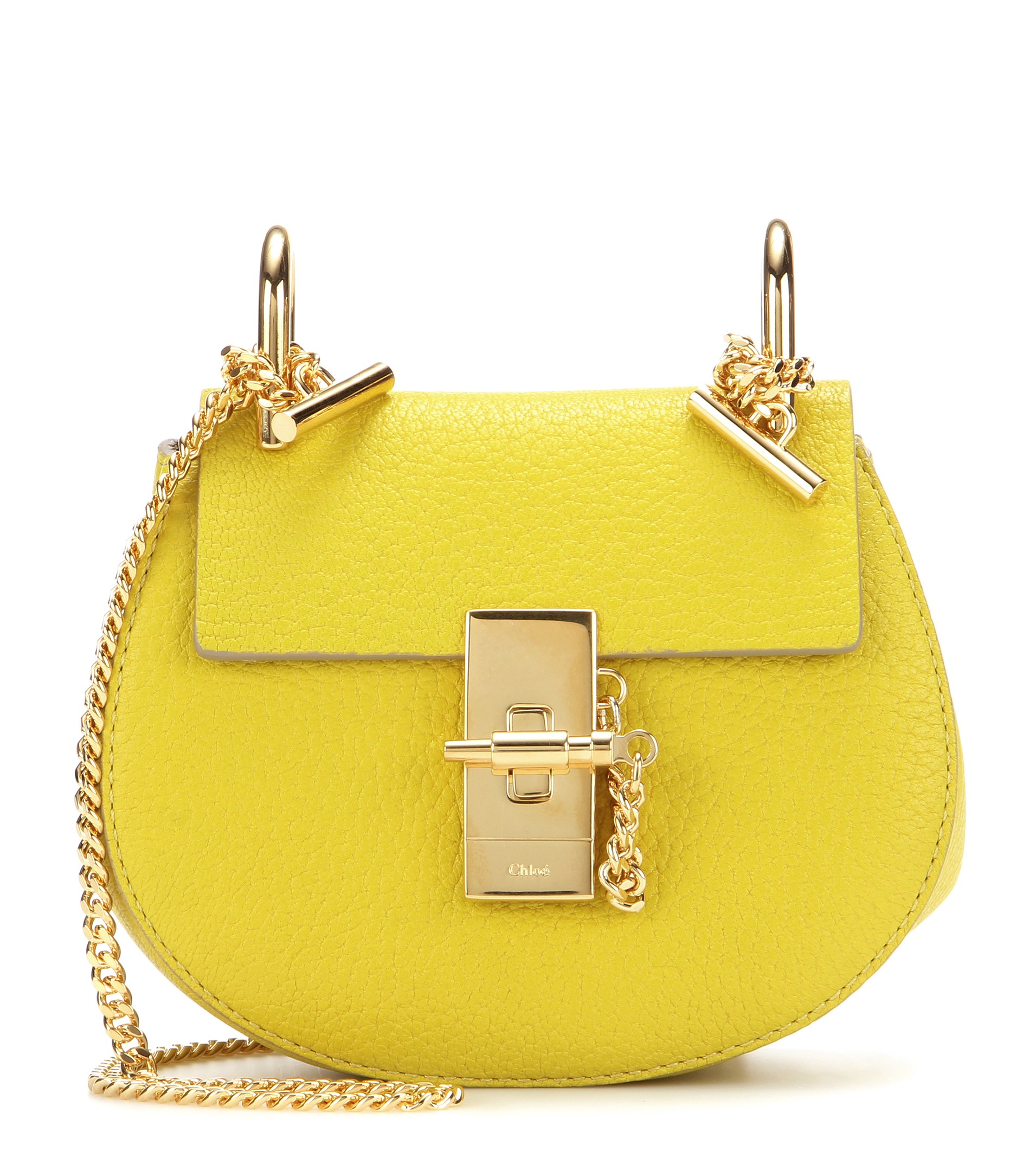 chloe knockoff - Chlo Nano Drew Leather Shoulder Bag in Yellow | Lyst