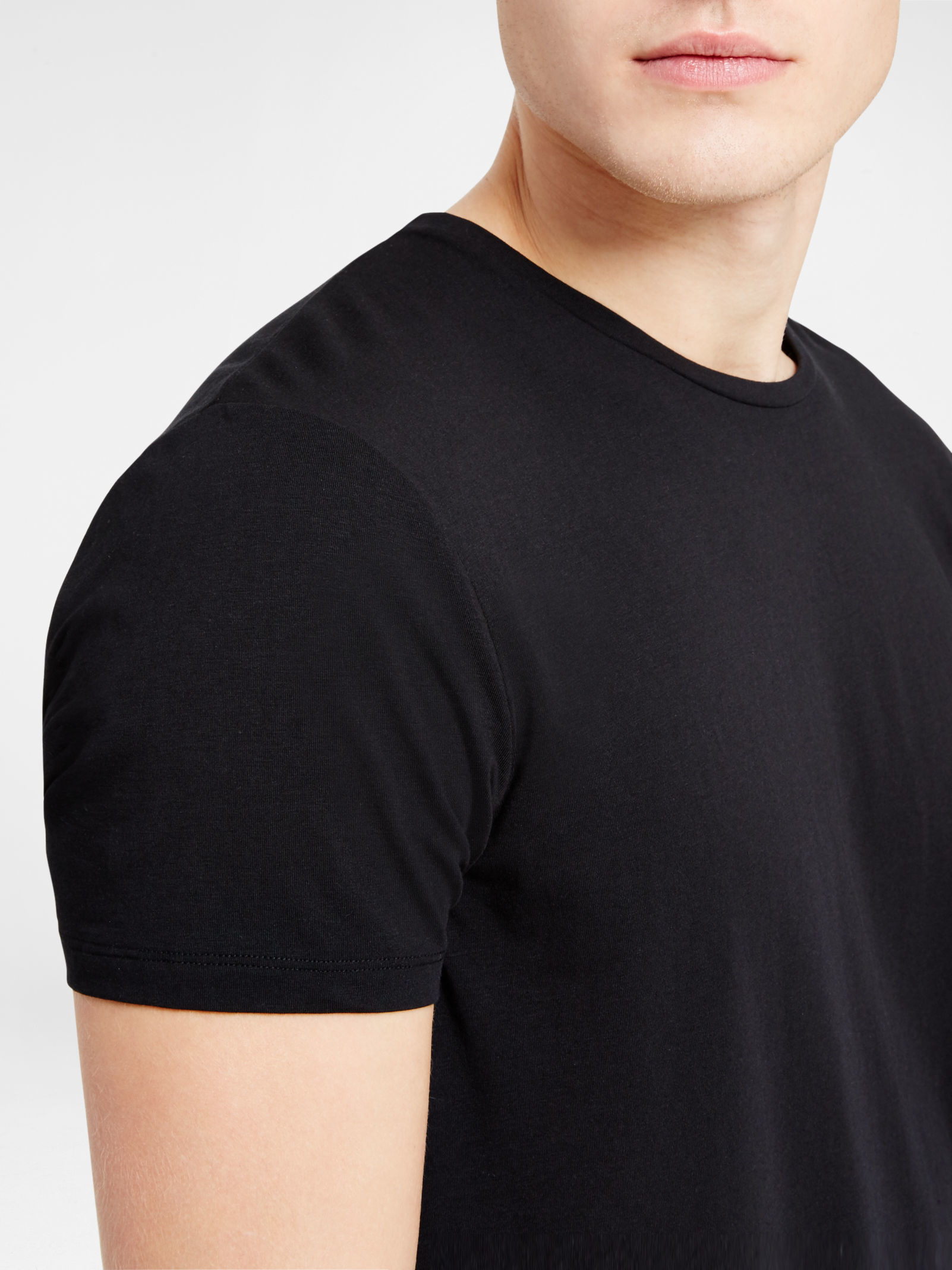 DKNY Crew Neck T-shirt in Black for Men - Lyst