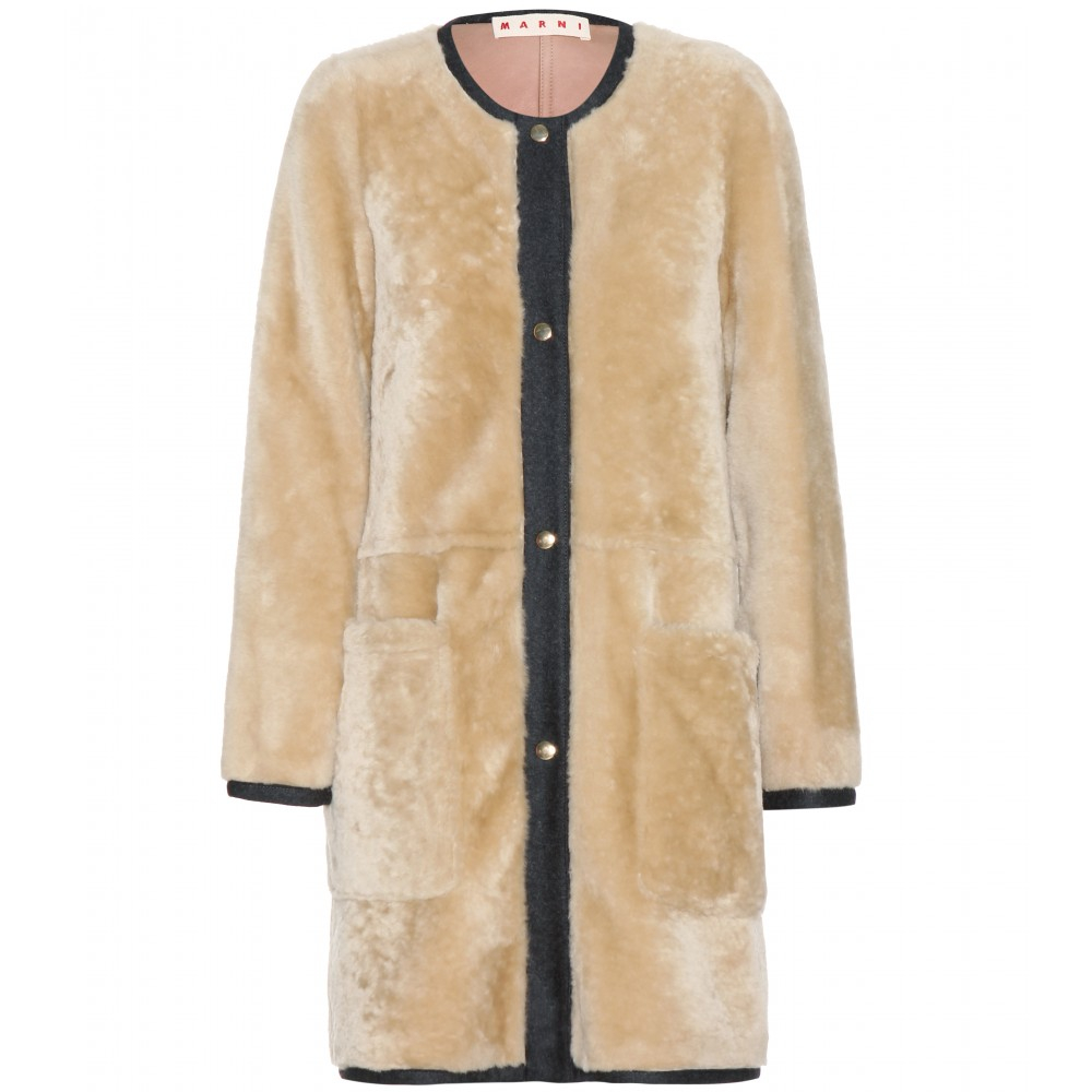marni shearling coat