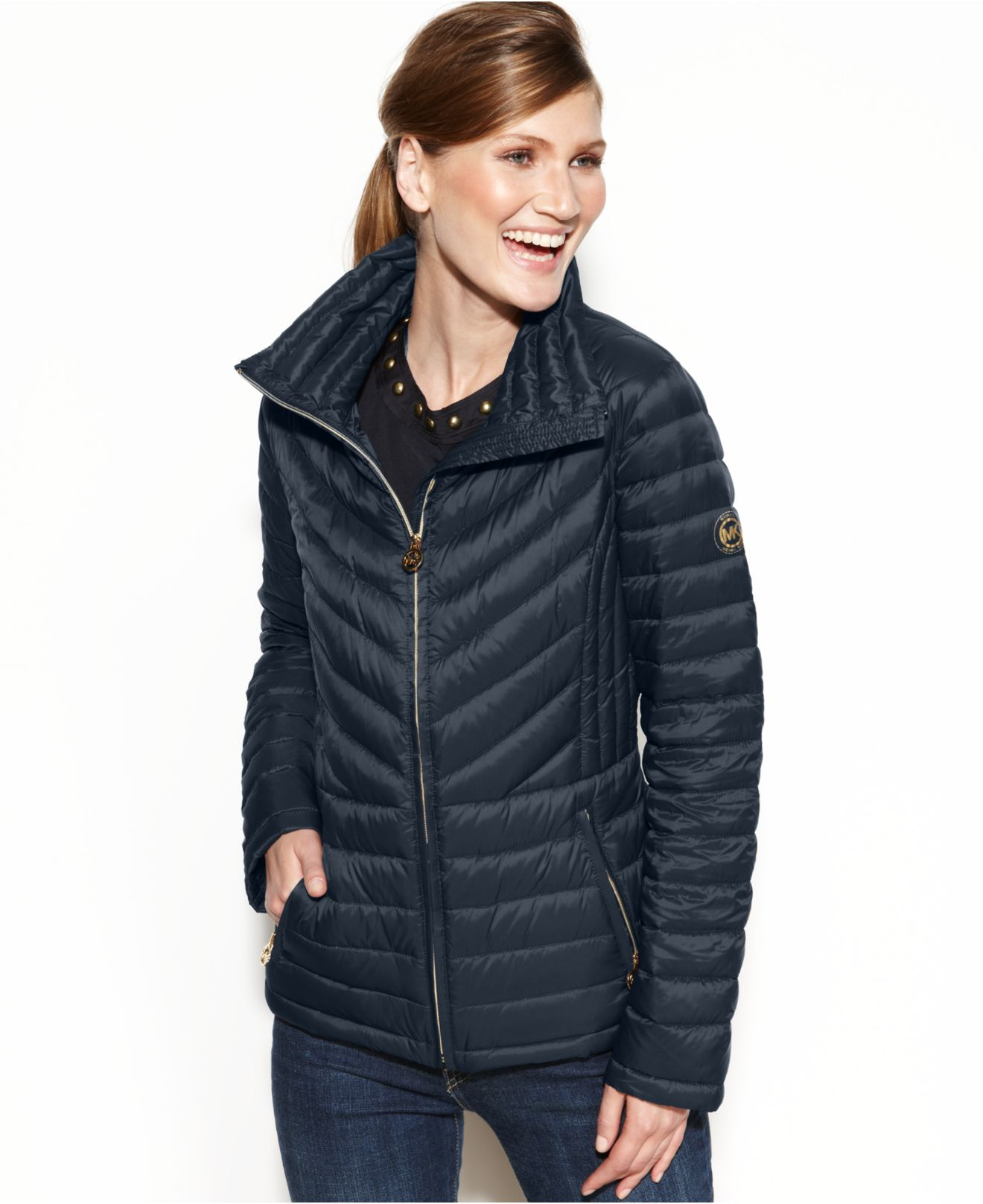 michael michael kors packable quilted down jacket