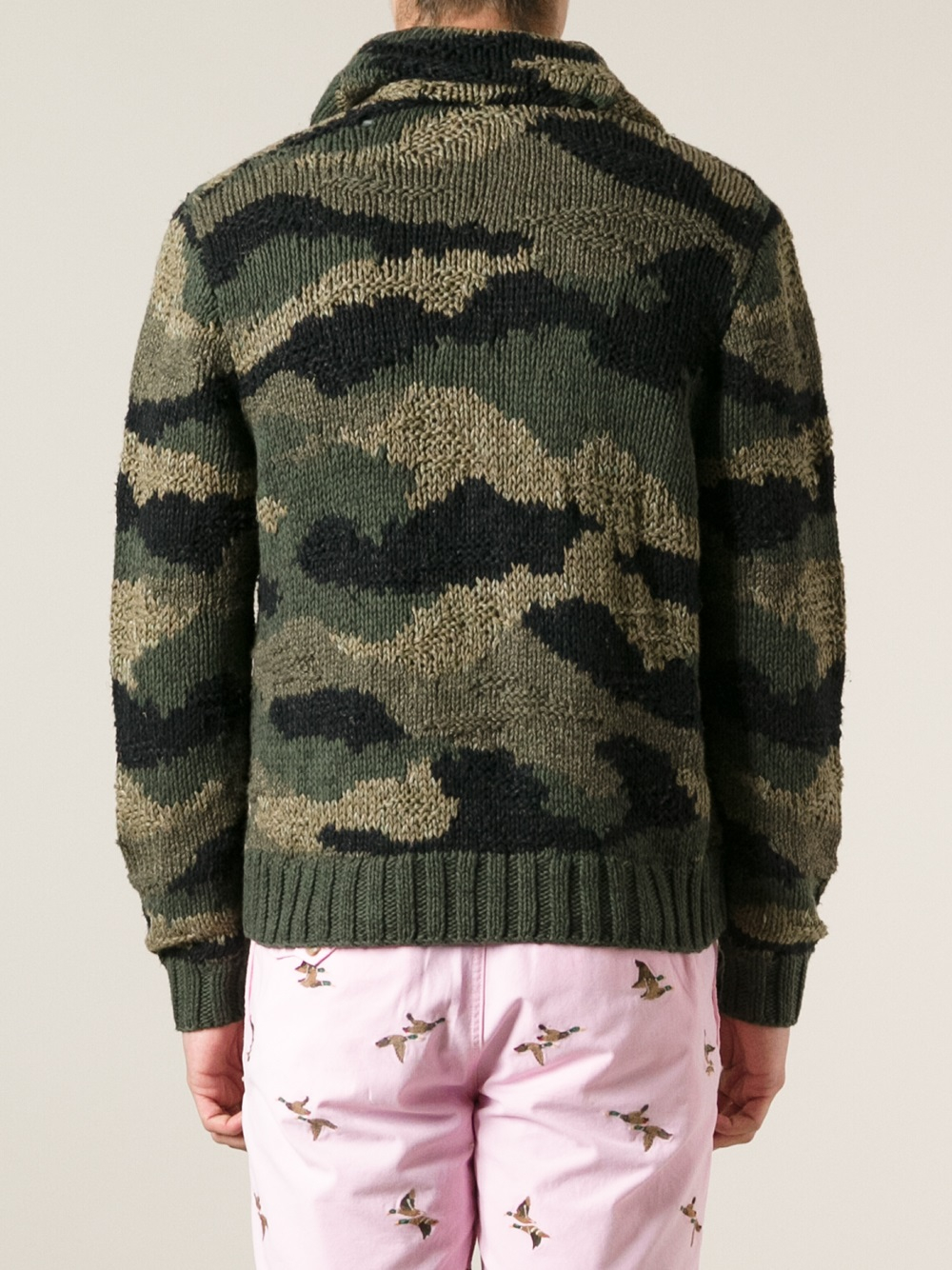 patagonia men's camouflage cardigans