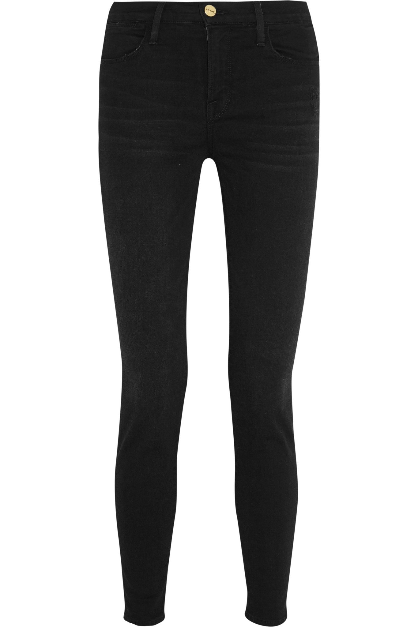 frame denim black jeans