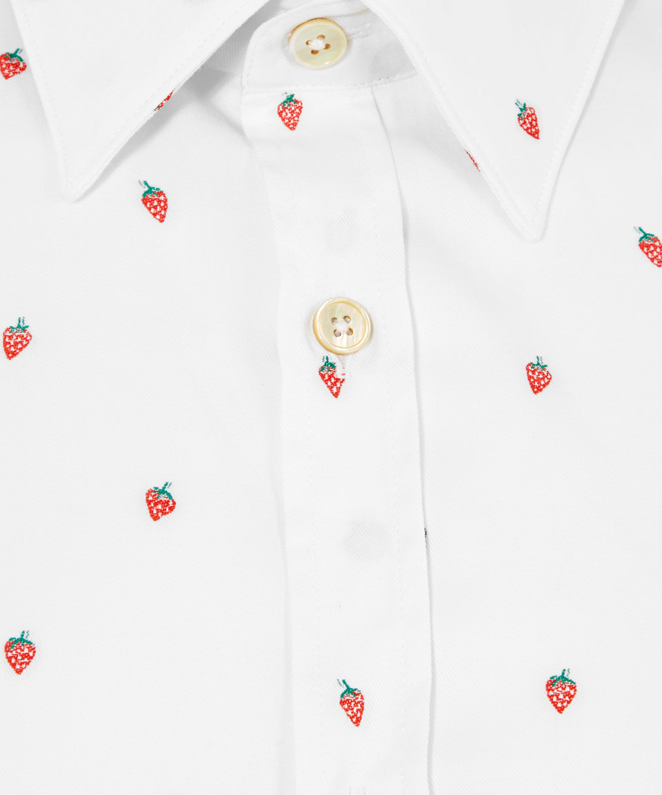 Paul Smith White Strawberry Shirt for 