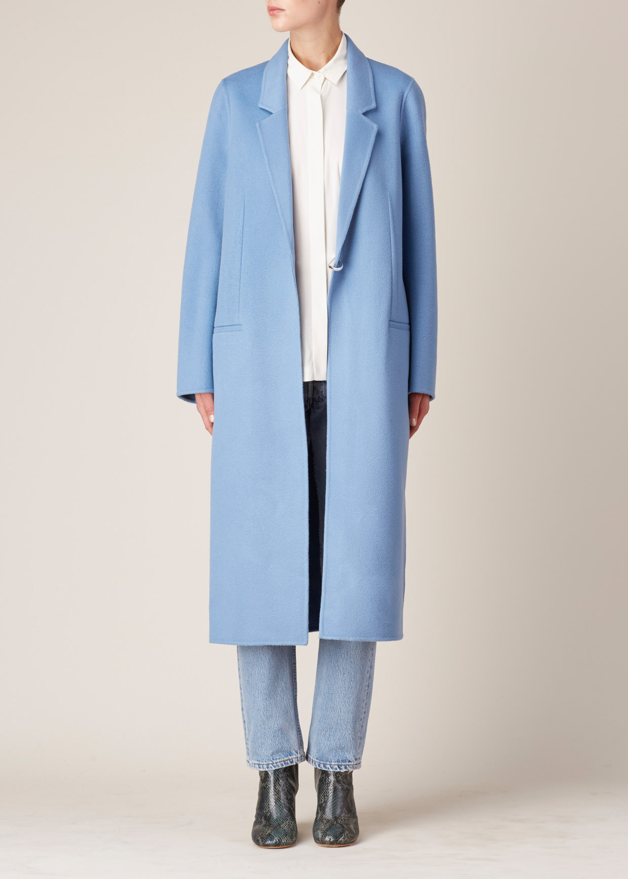 acne studios blue coat
