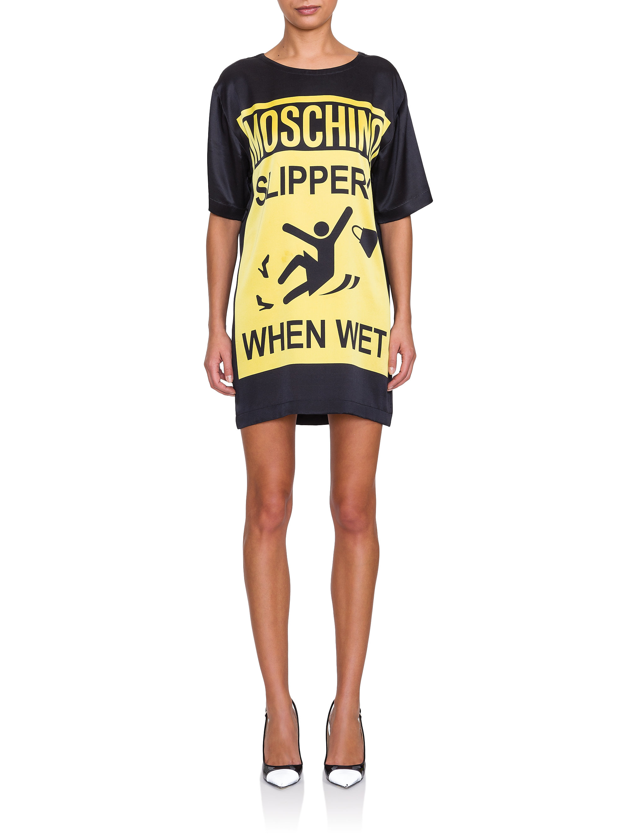 moschino tee shirt dress