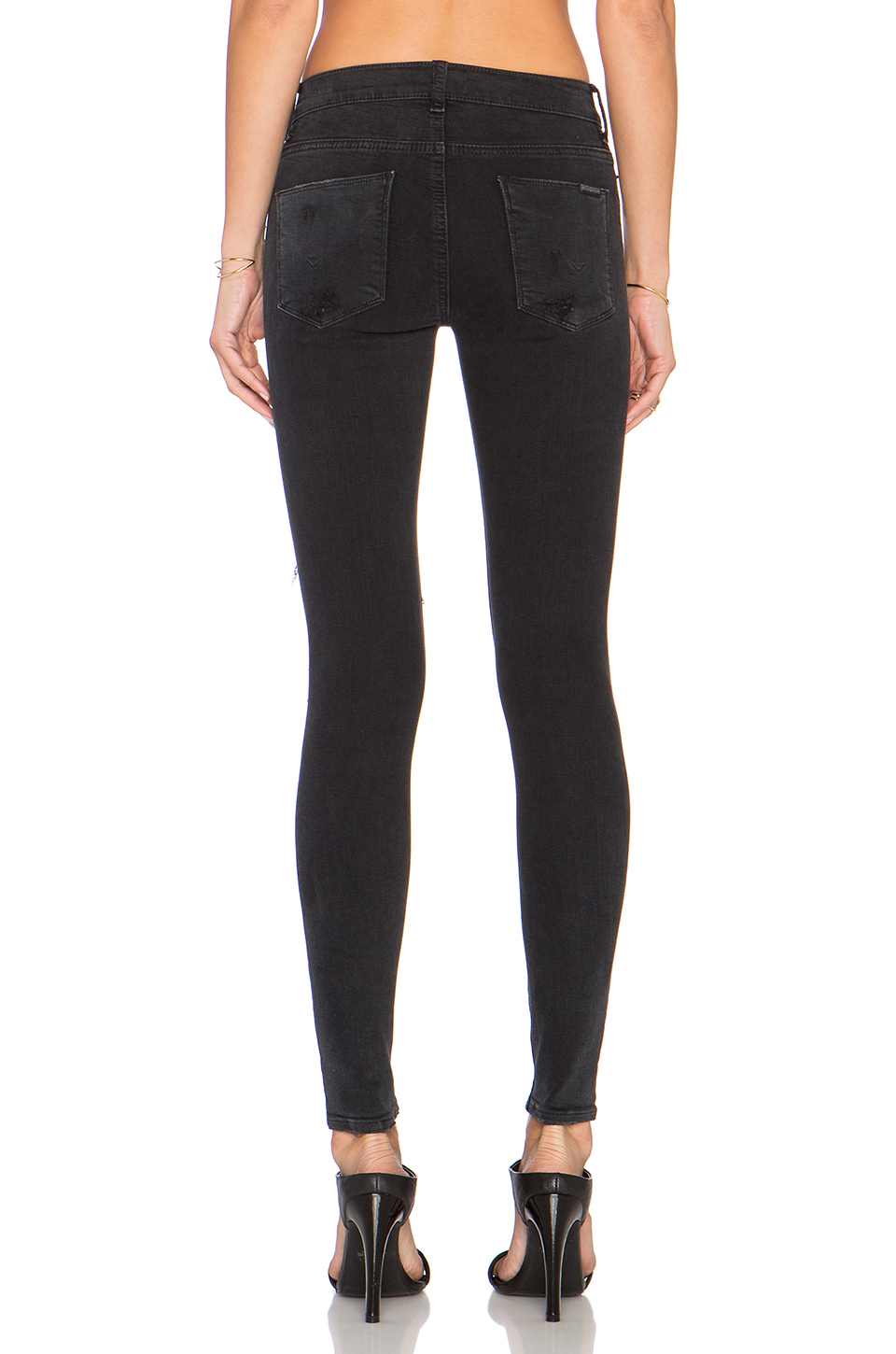 hudson nico midrise super skinny black