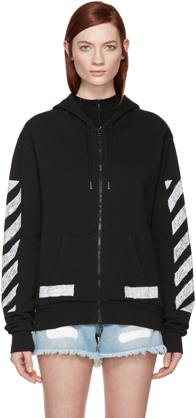 off white female hoodie