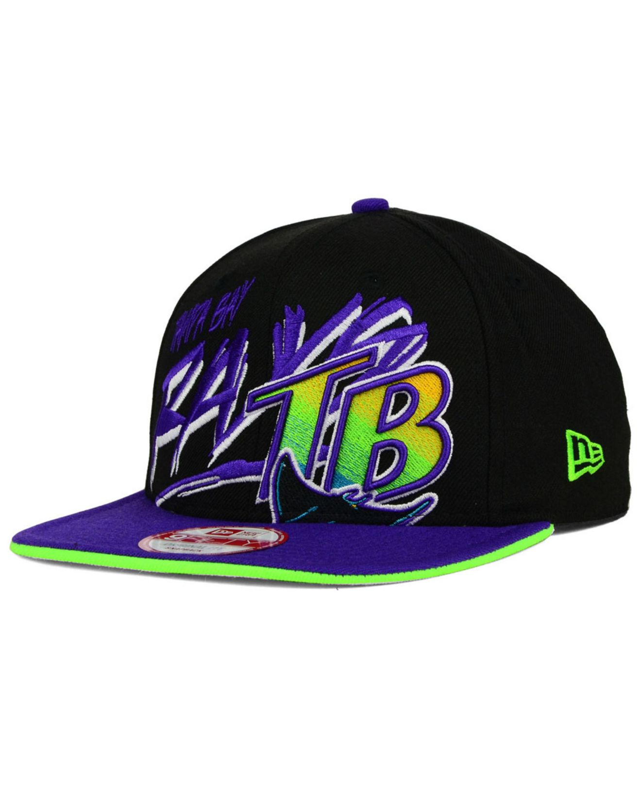 KTZ Tampa Bay Rays Neon Word Scribbs 