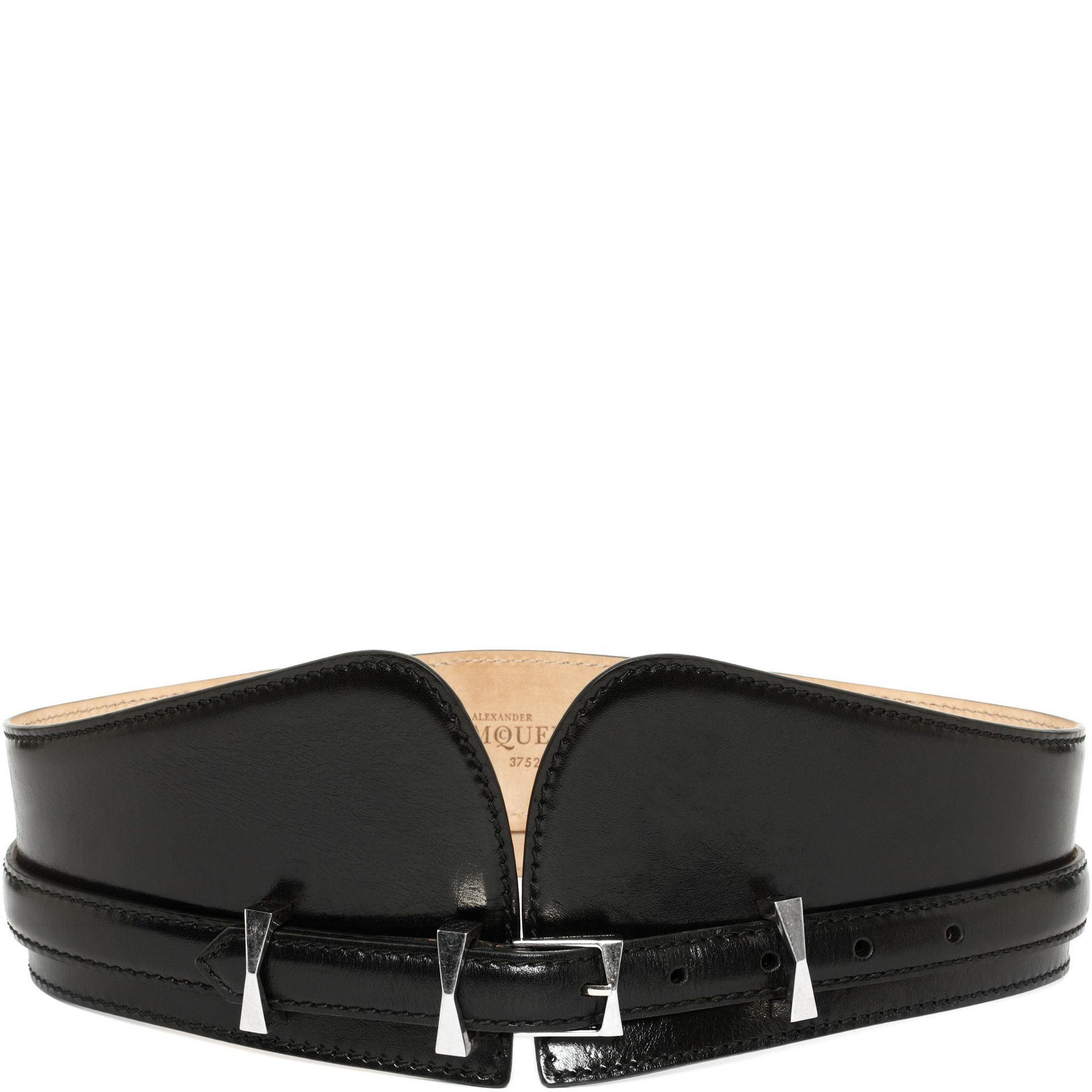 black high waist belt