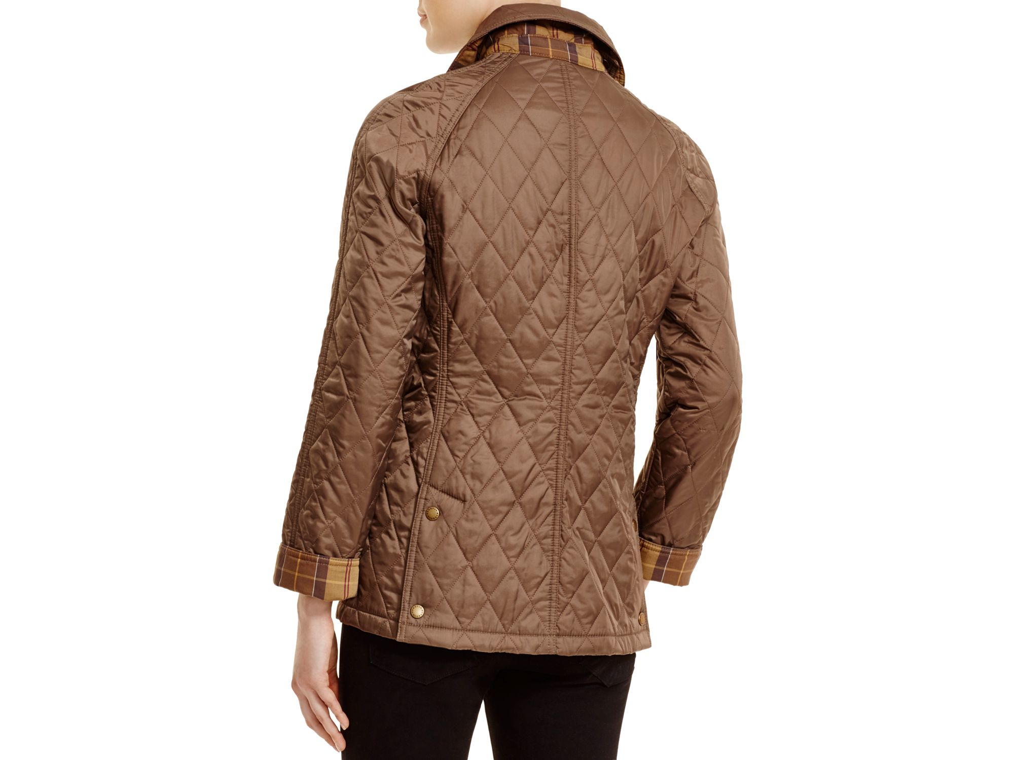 Barbour Summer Beadnell Quilted Jacket in Brown | Lyst