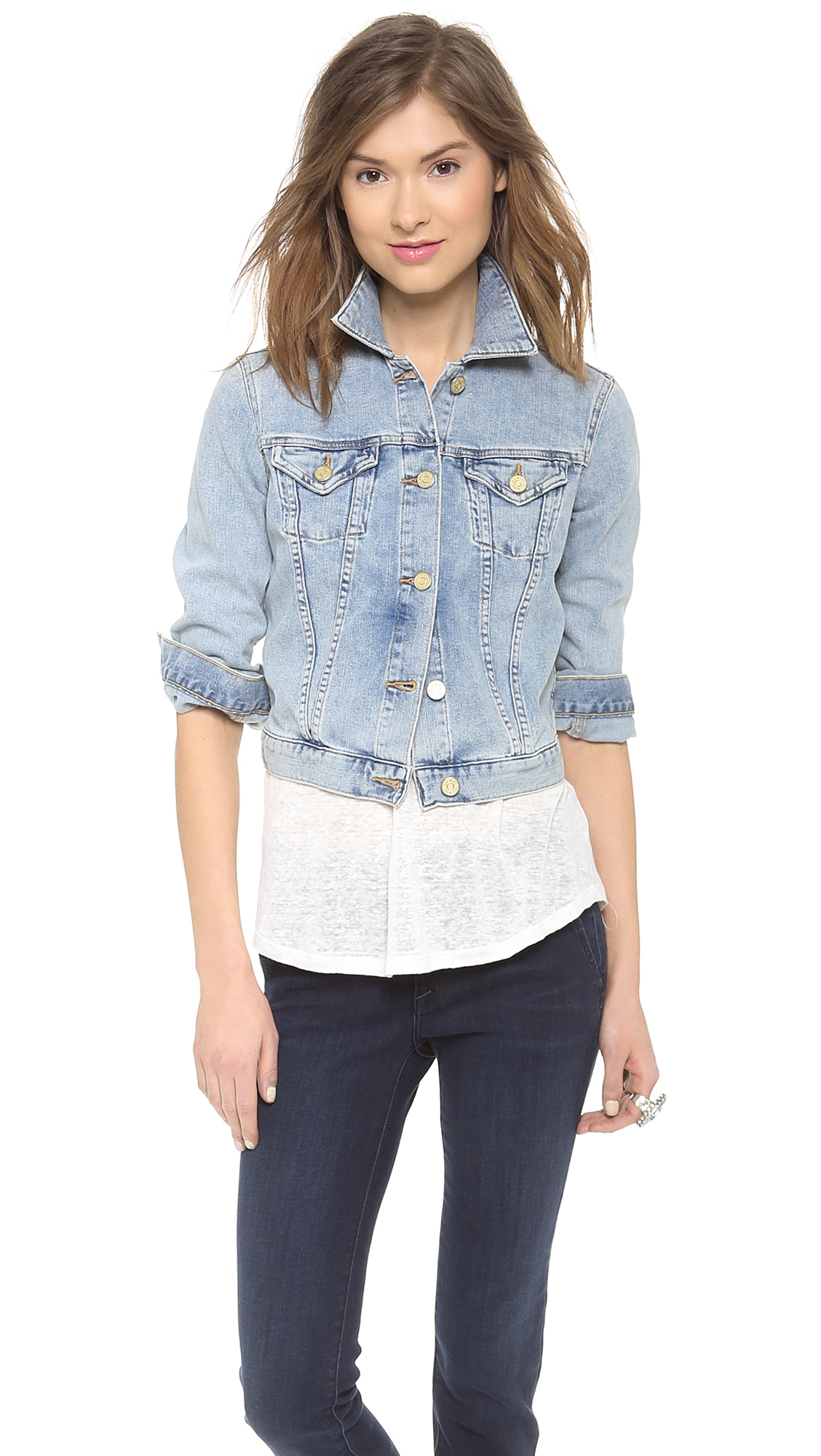 Joie Classic Jean Jacket Ryder in Blue 