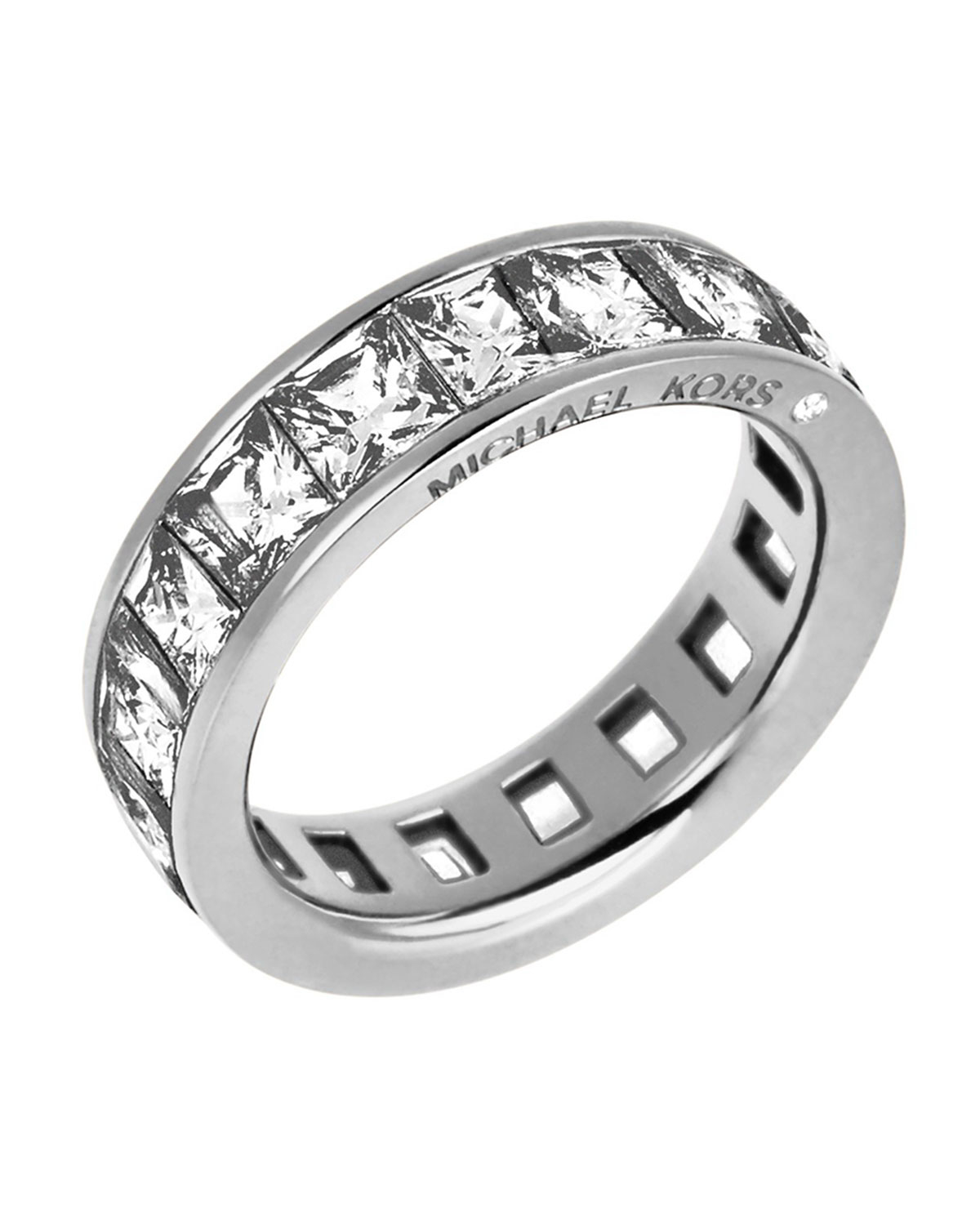 Park Avenue Square Cz Band Ring in Gold 