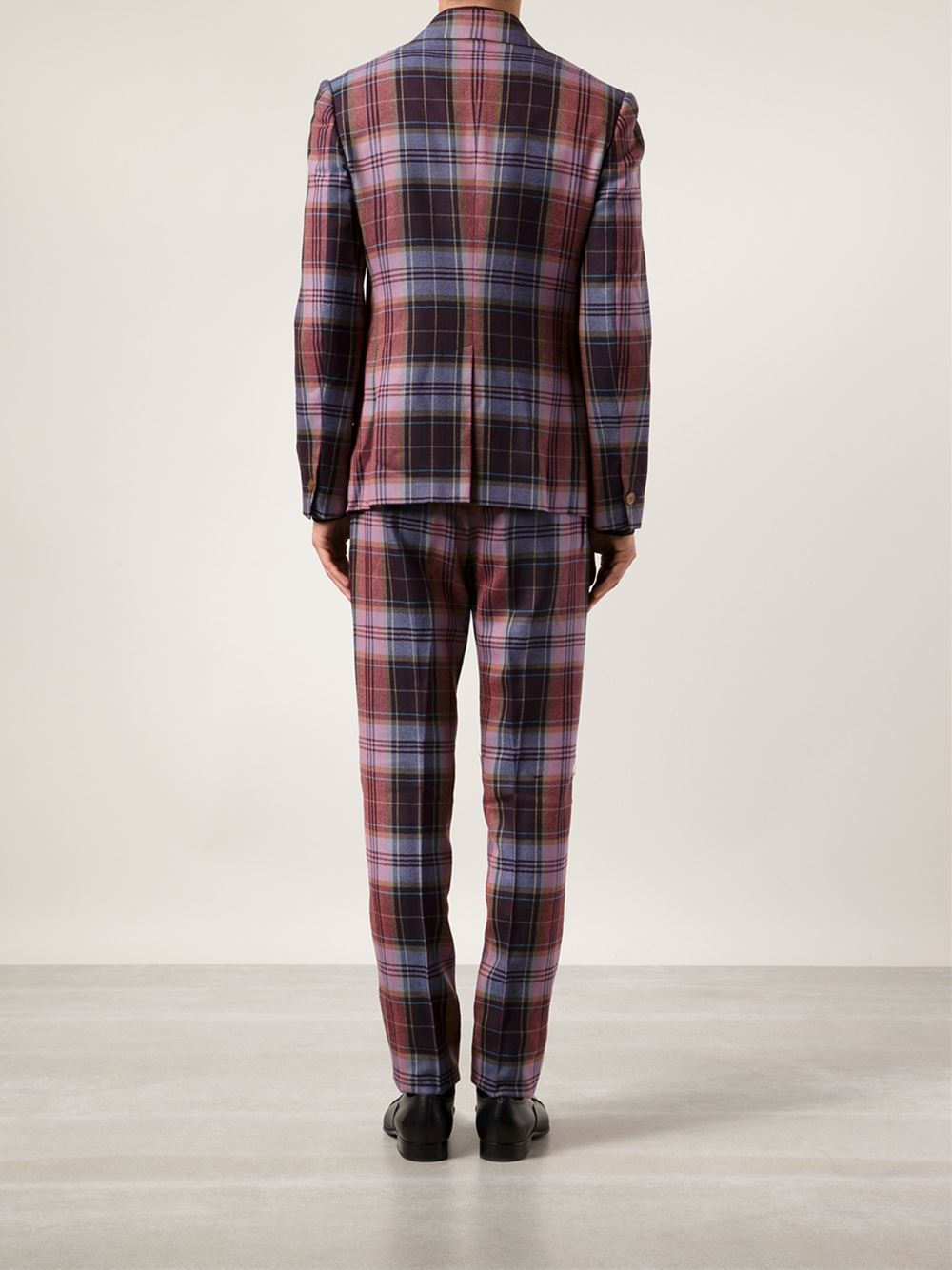 Pink tartan suit Clearance