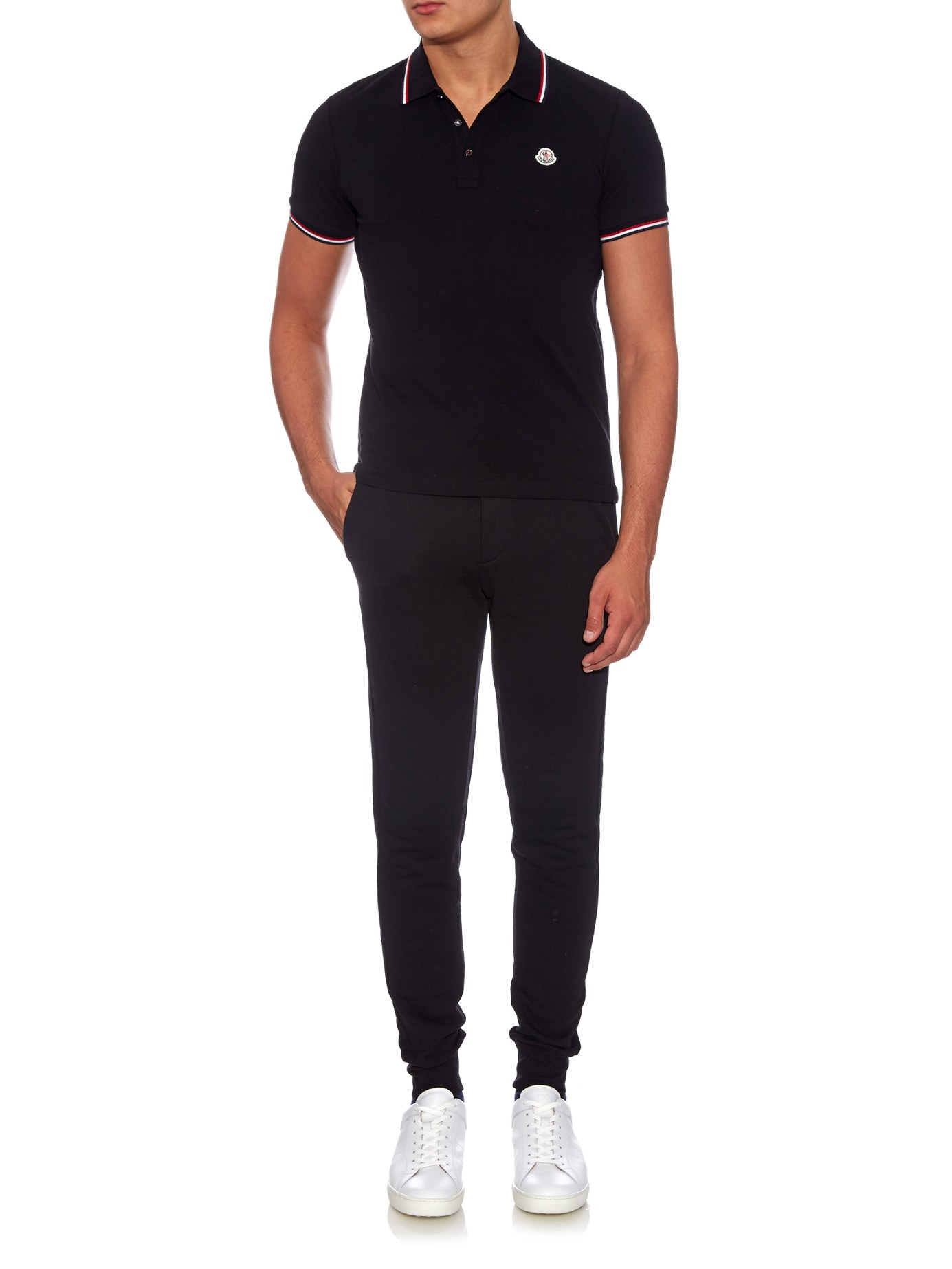 mens black moncler polo mens black moncler polo